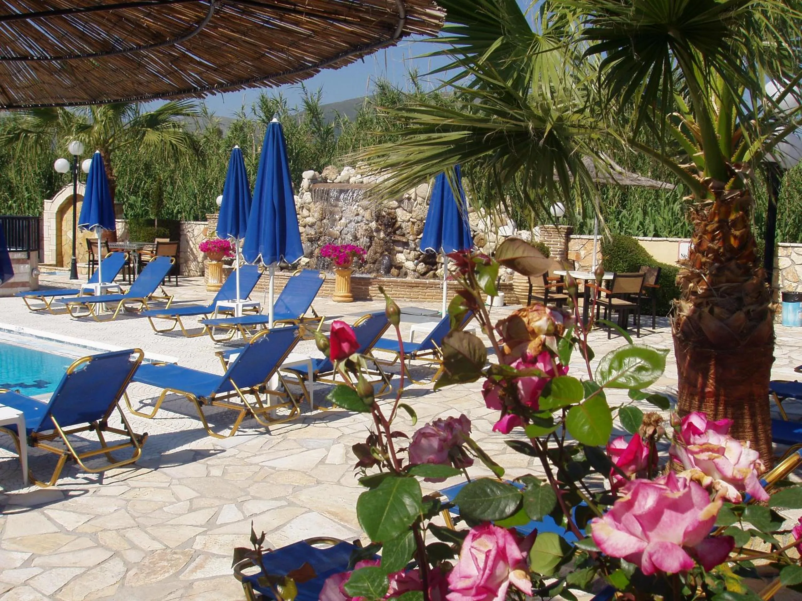 Patio in Paradise Apartments