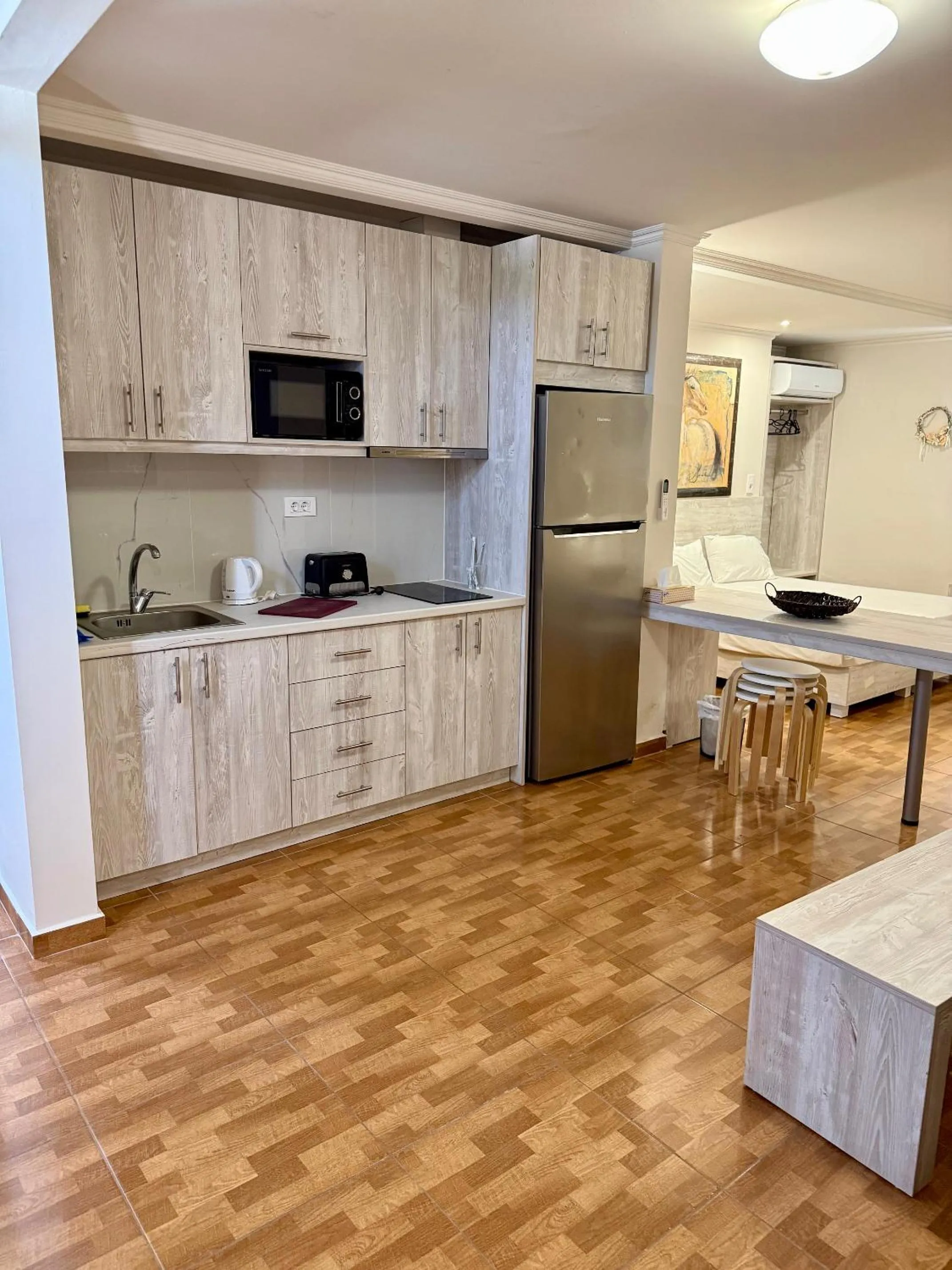 kitchen in Paradise Apartments