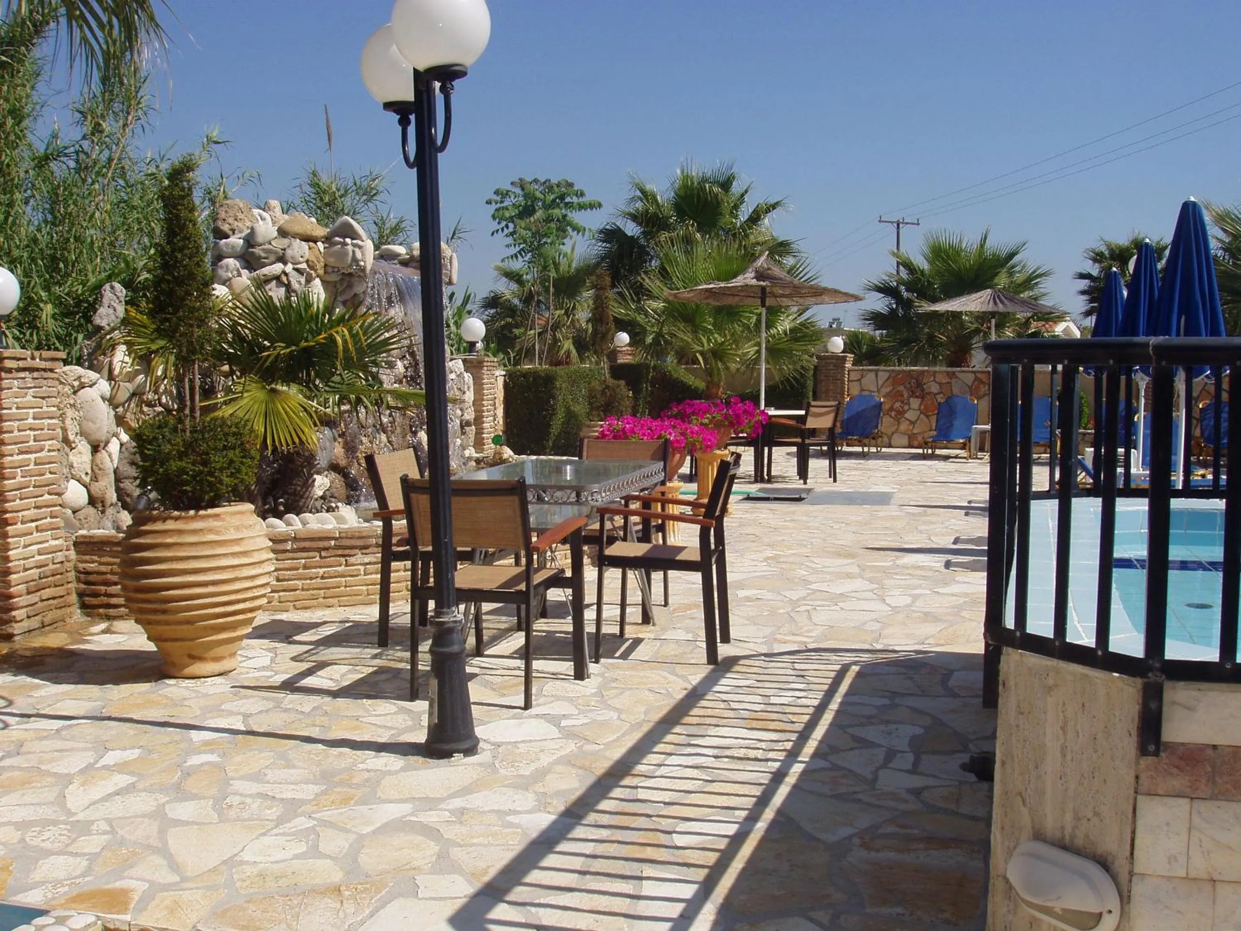 Patio in Paradise Apartments