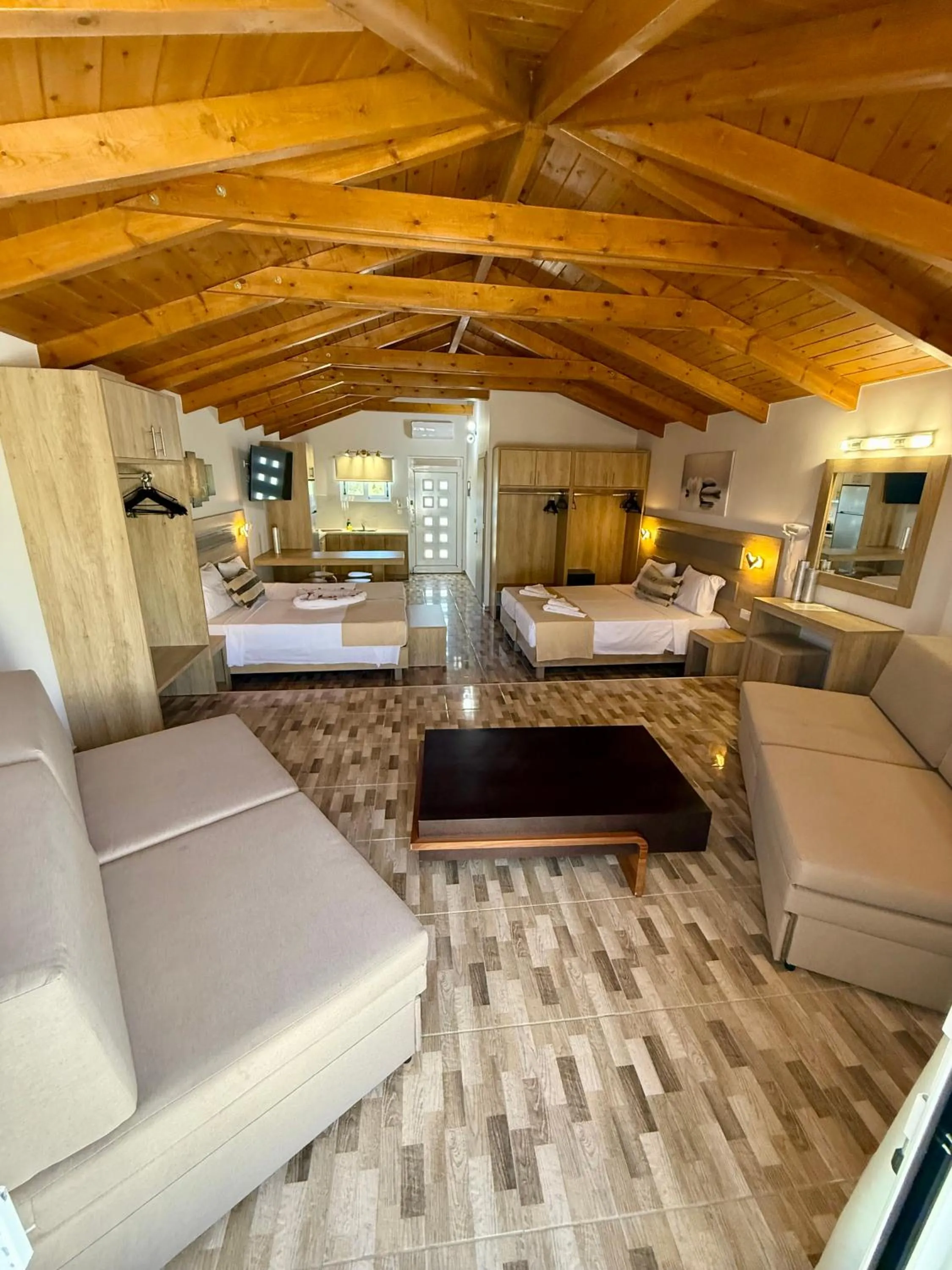 View (from property/room), Bed in Paradise Apartments