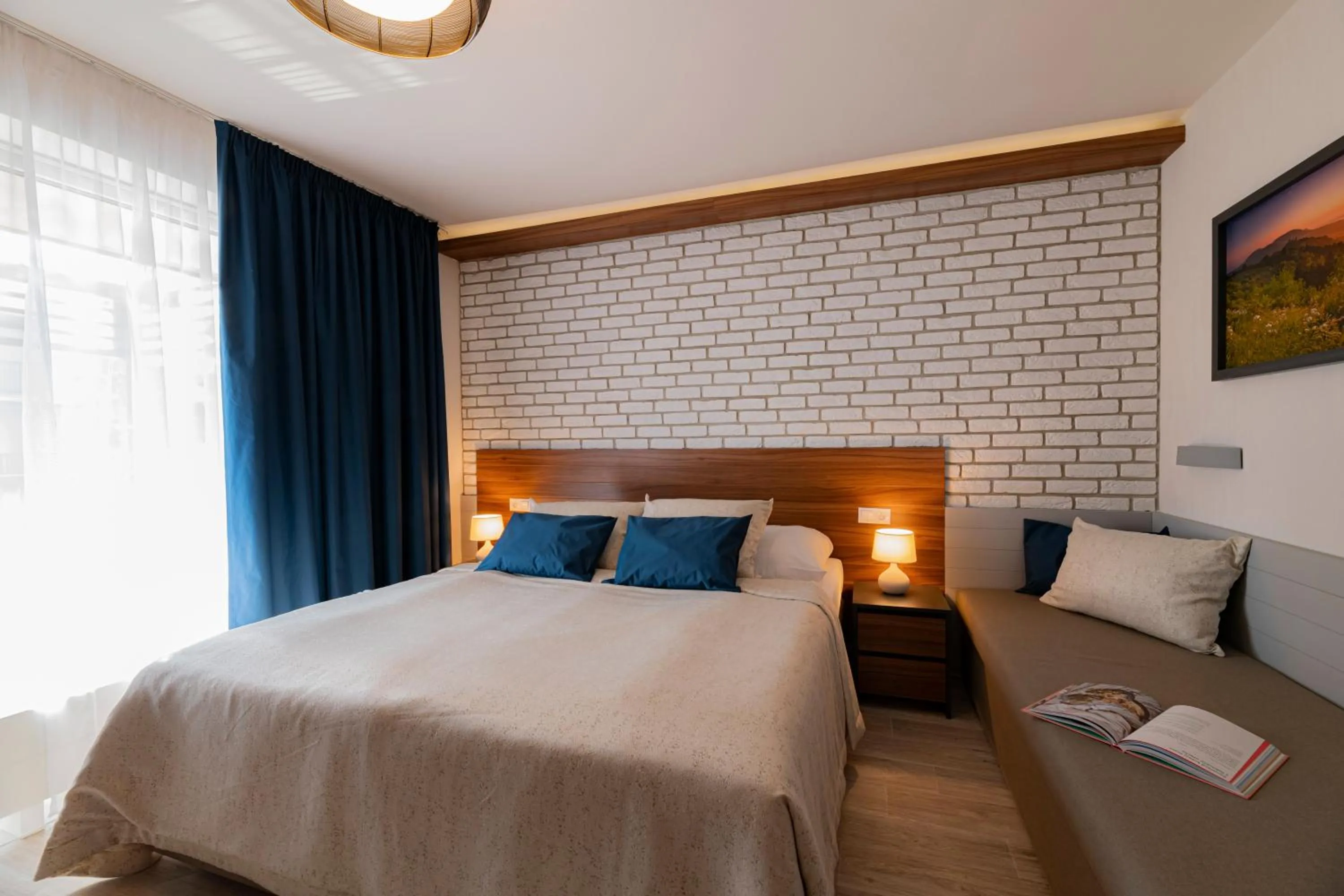 Bed in Hotel Aqualand Inn