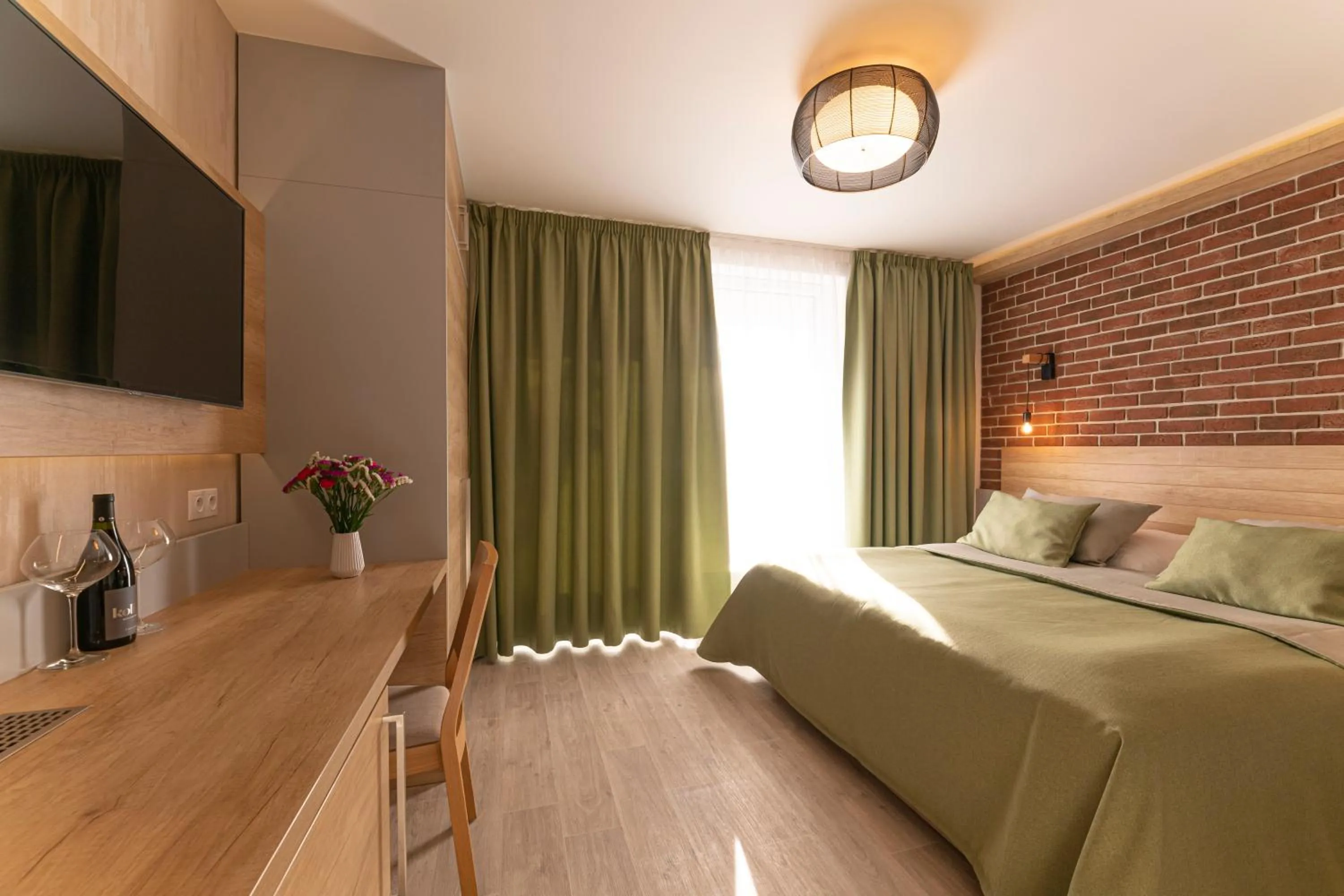 Bed in Hotel Aqualand Inn