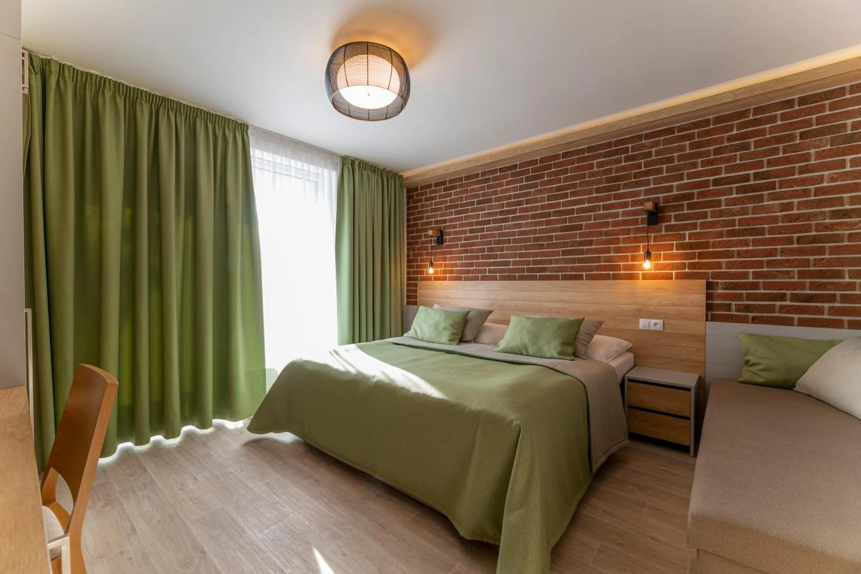 Bed in Hotel Aqualand Inn