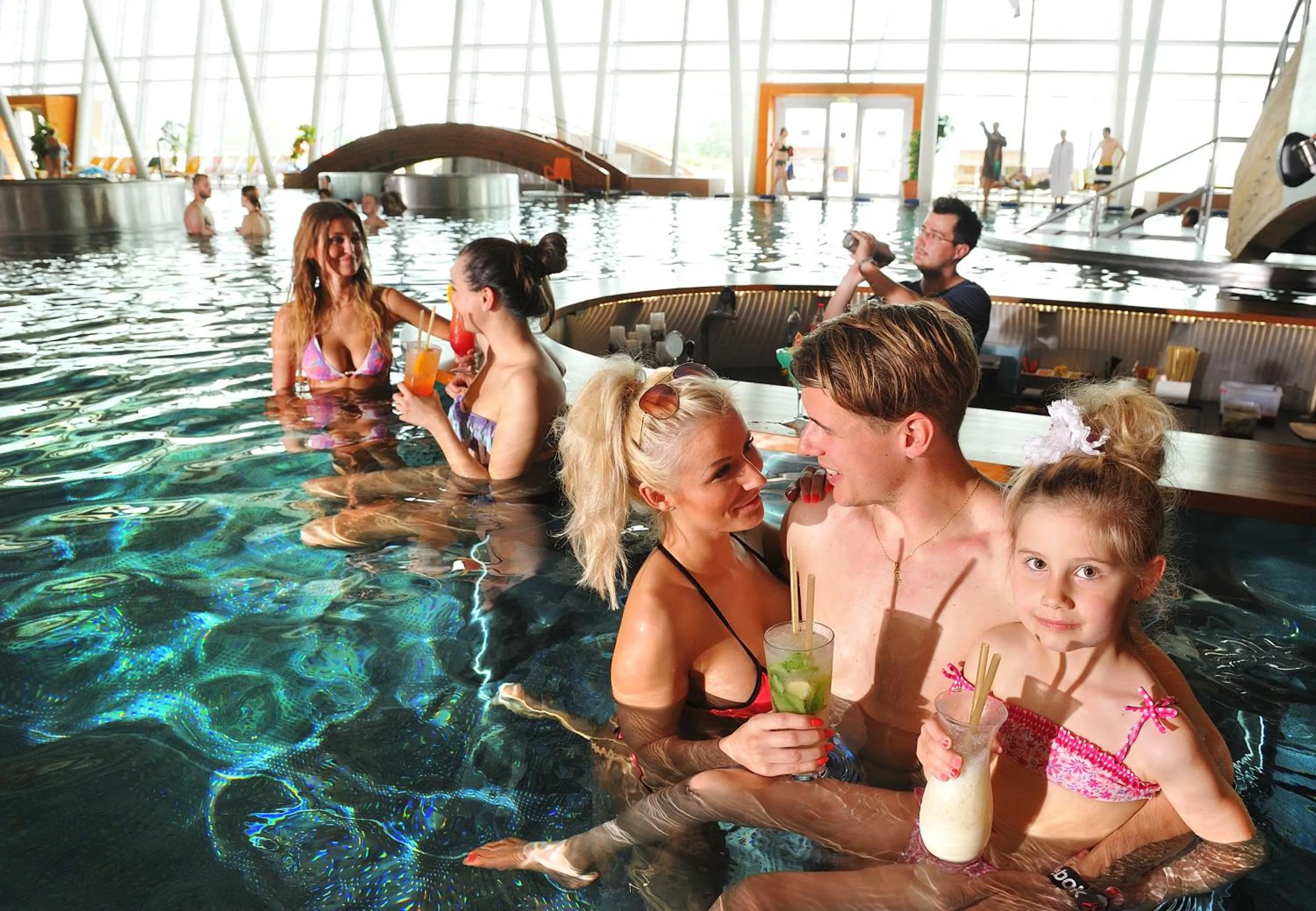 Hot Spring Bath in Hotel Aqualand Inn