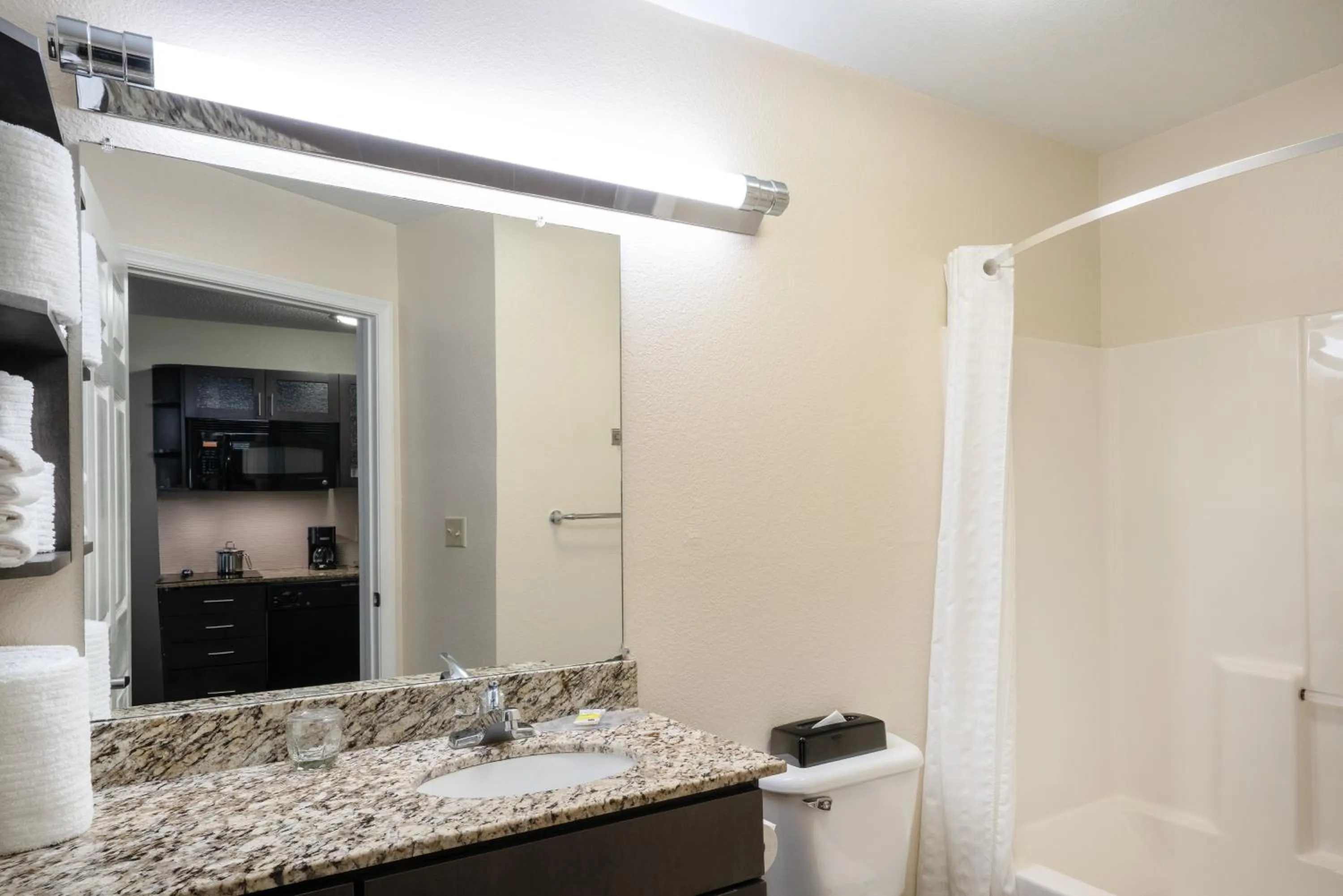 Bathroom in Candlewood Suites Hopewell - Fort Lee by IHG