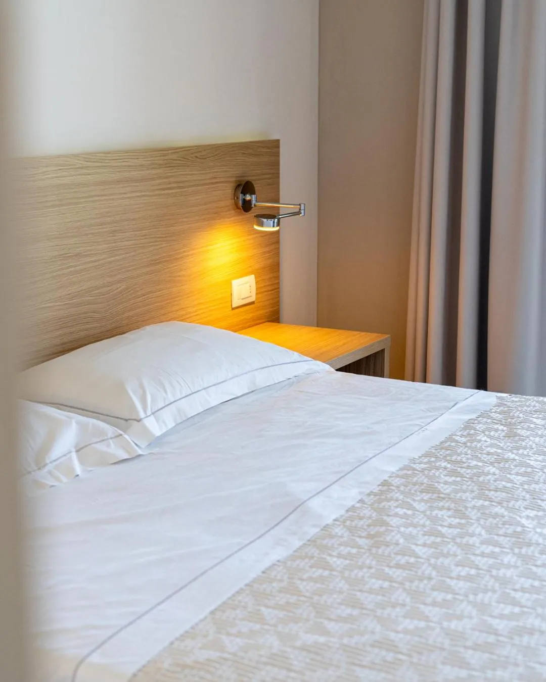 Bed in Hotel San Teodoro