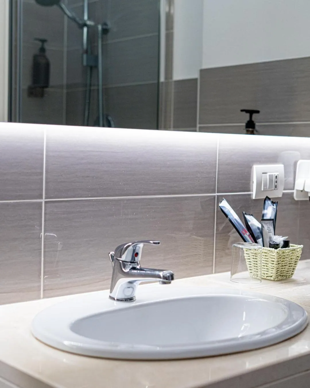 Bathroom in Hotel San Teodoro