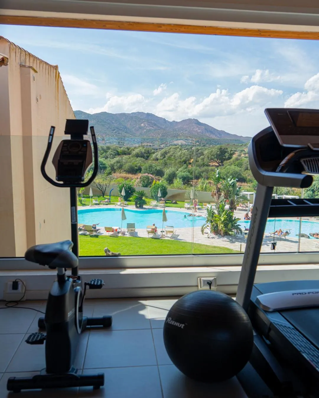 Fitness centre/facilities in Hotel San Teodoro