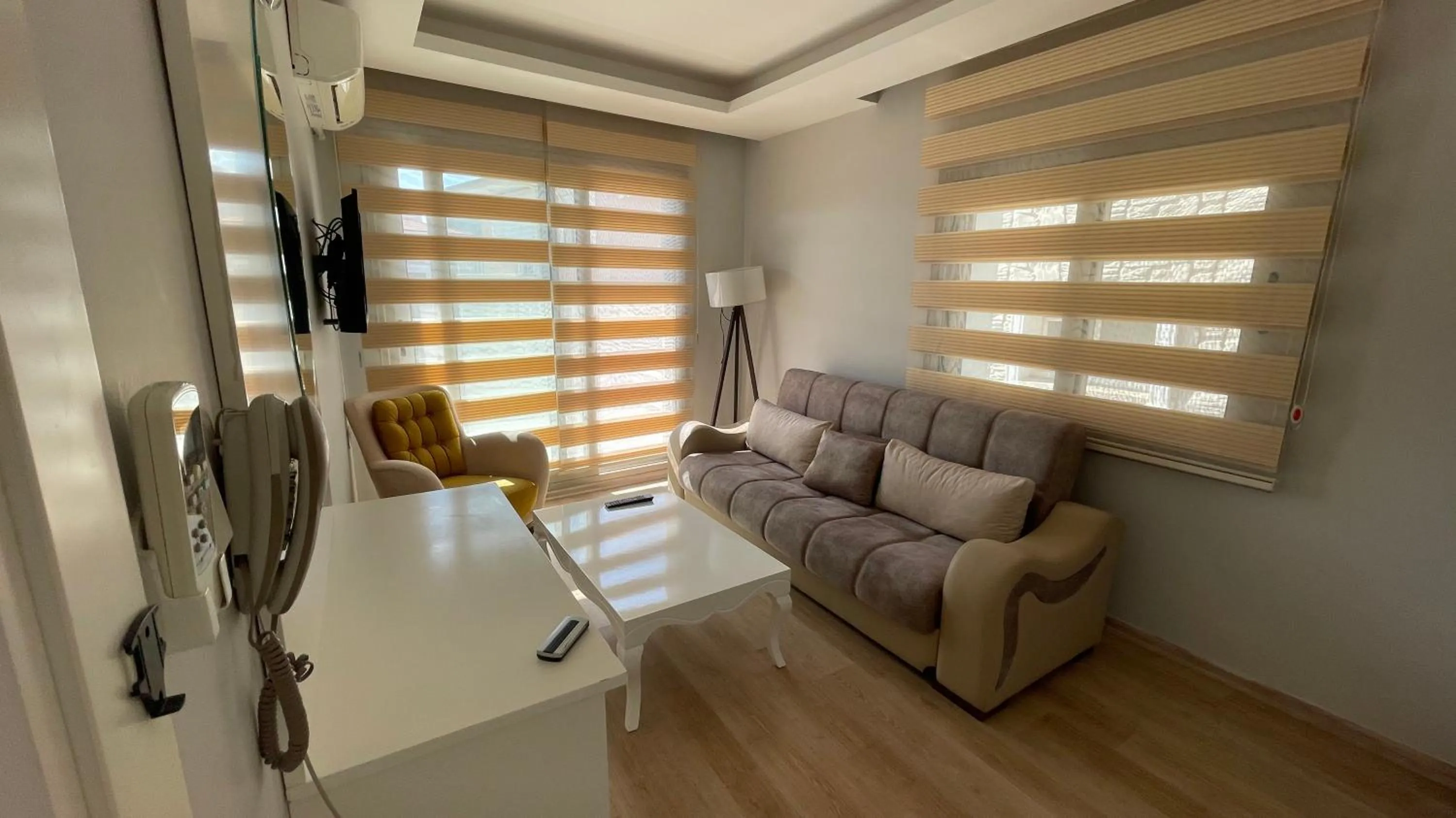 Living room in Sigacik Marina Apart Hotel