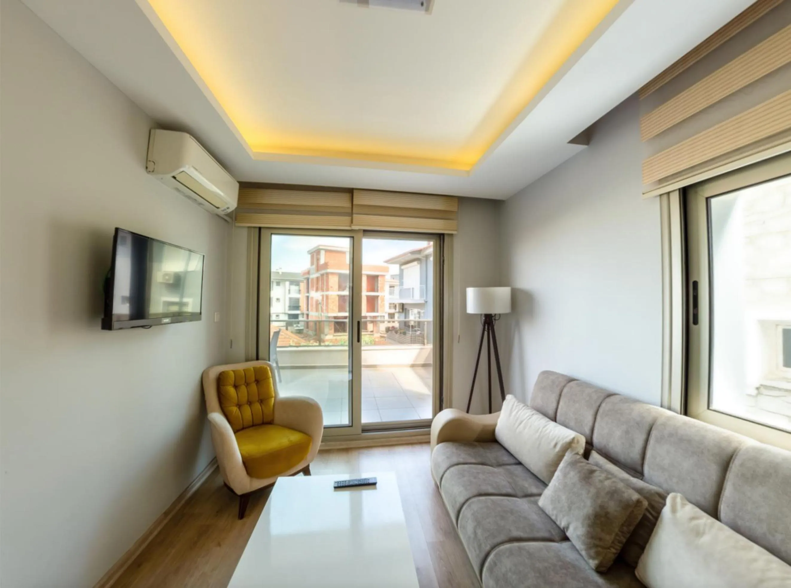 Living room in Sigacik Marina Apart Hotel