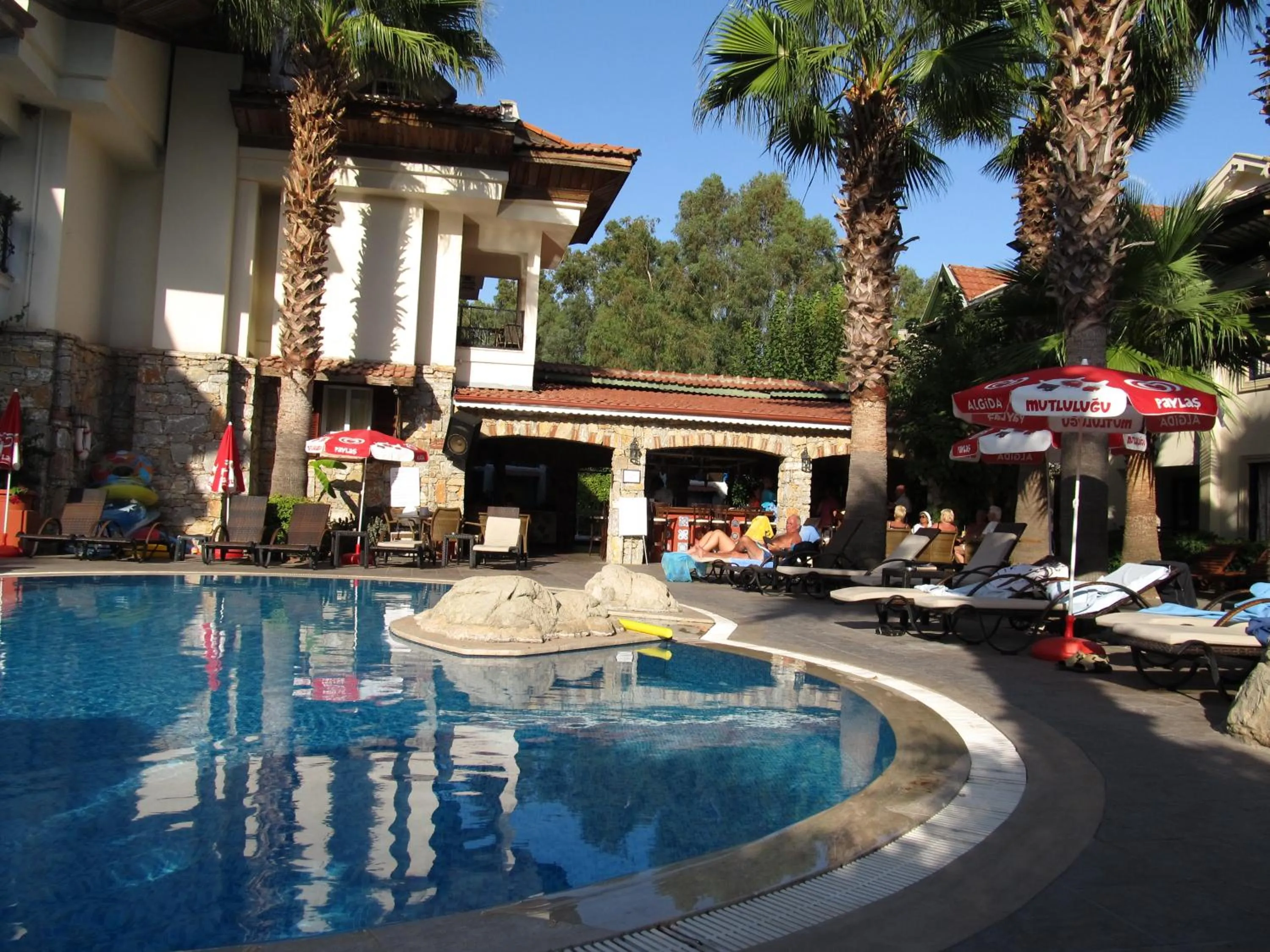 Pool view in Sun Blue Apart Hotel