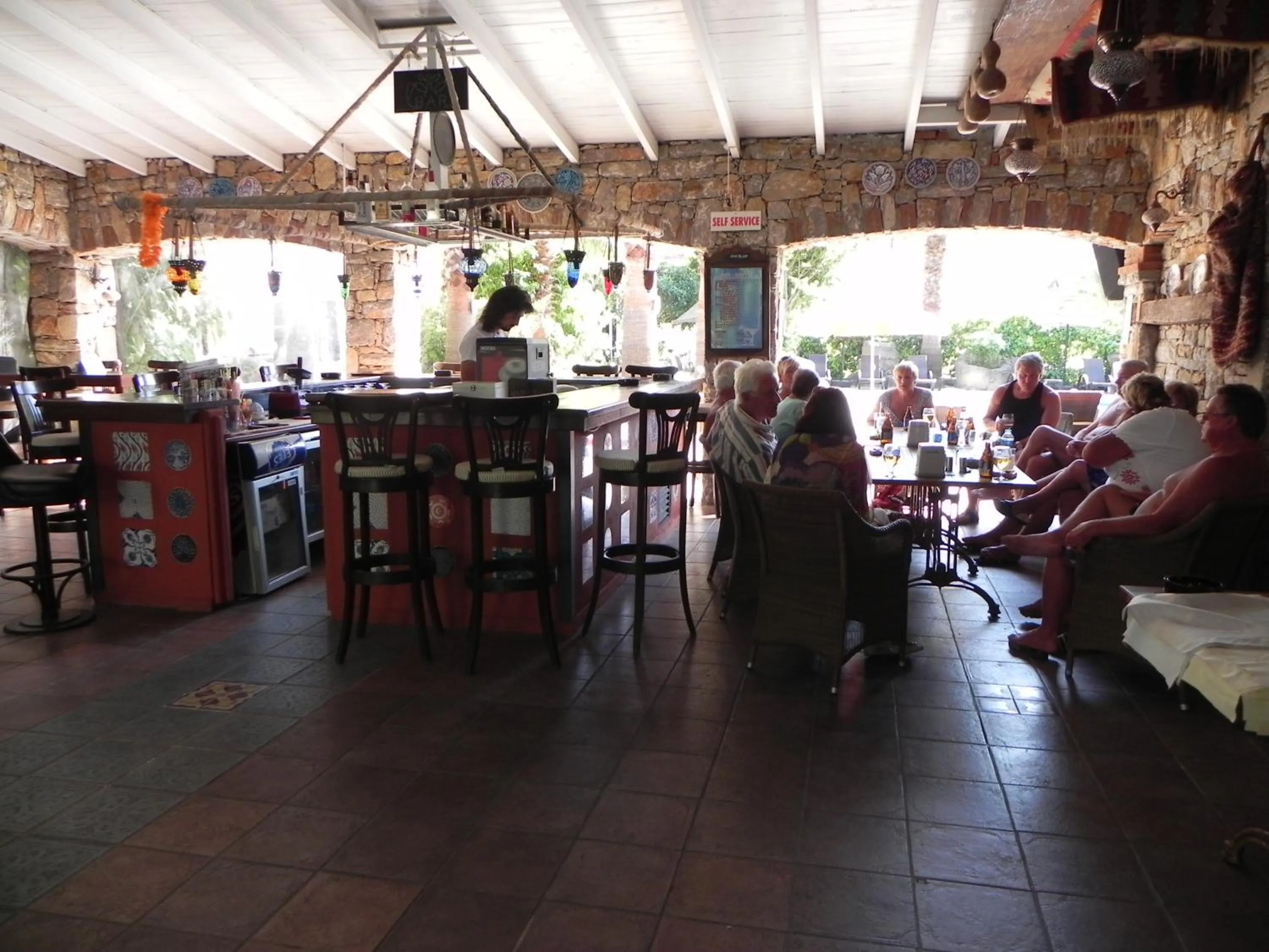 Lounge or bar in Sun Blue Apart Hotel