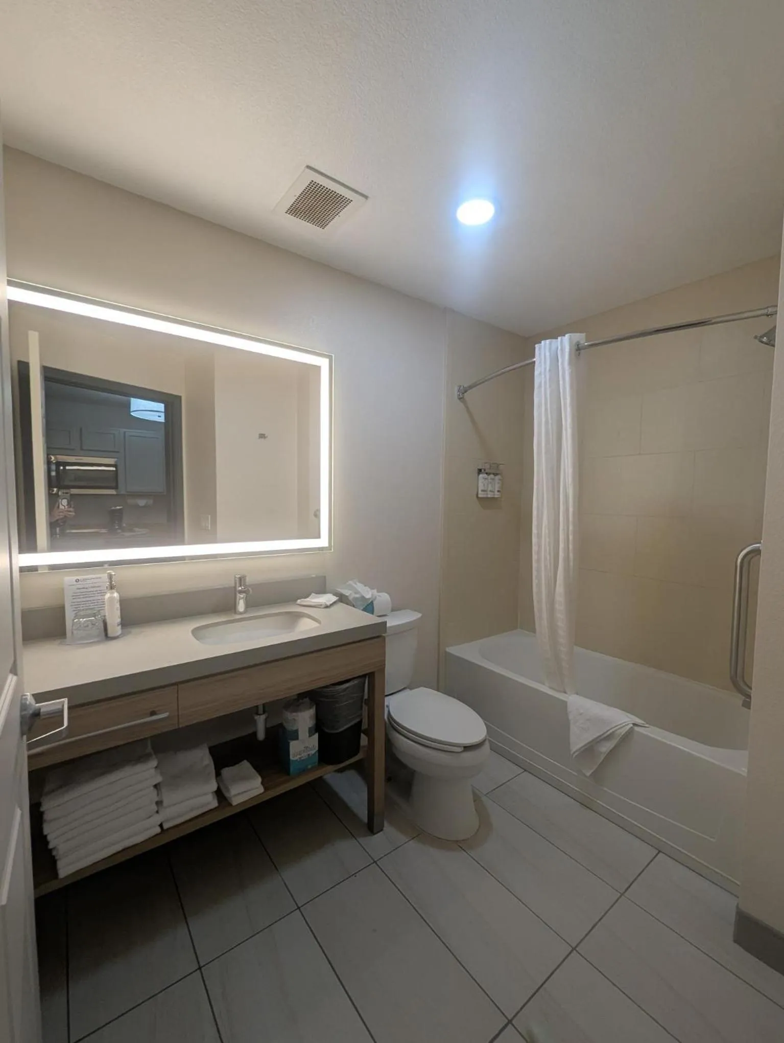 Shower in Candlewood Suites Loveland by IHG