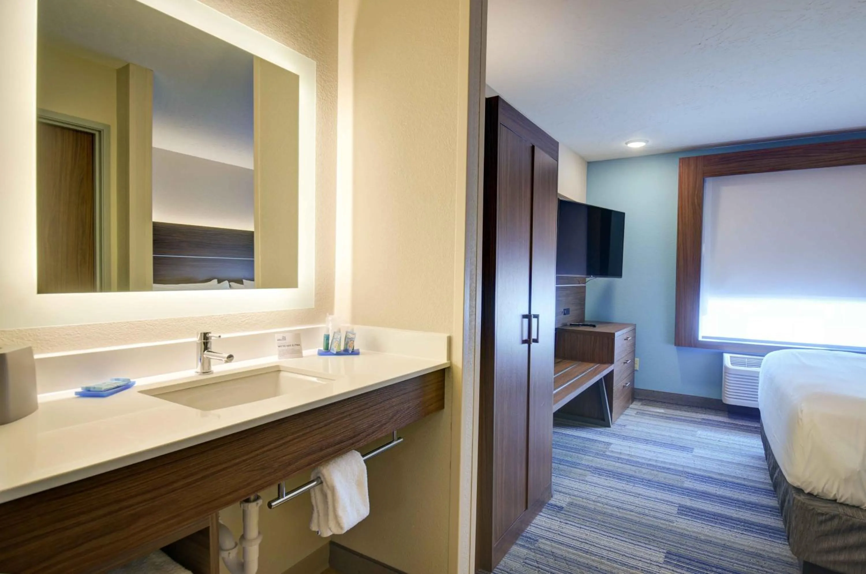Bathroom, Bed in Holiday Inn Express & Suites North Platte by IHG