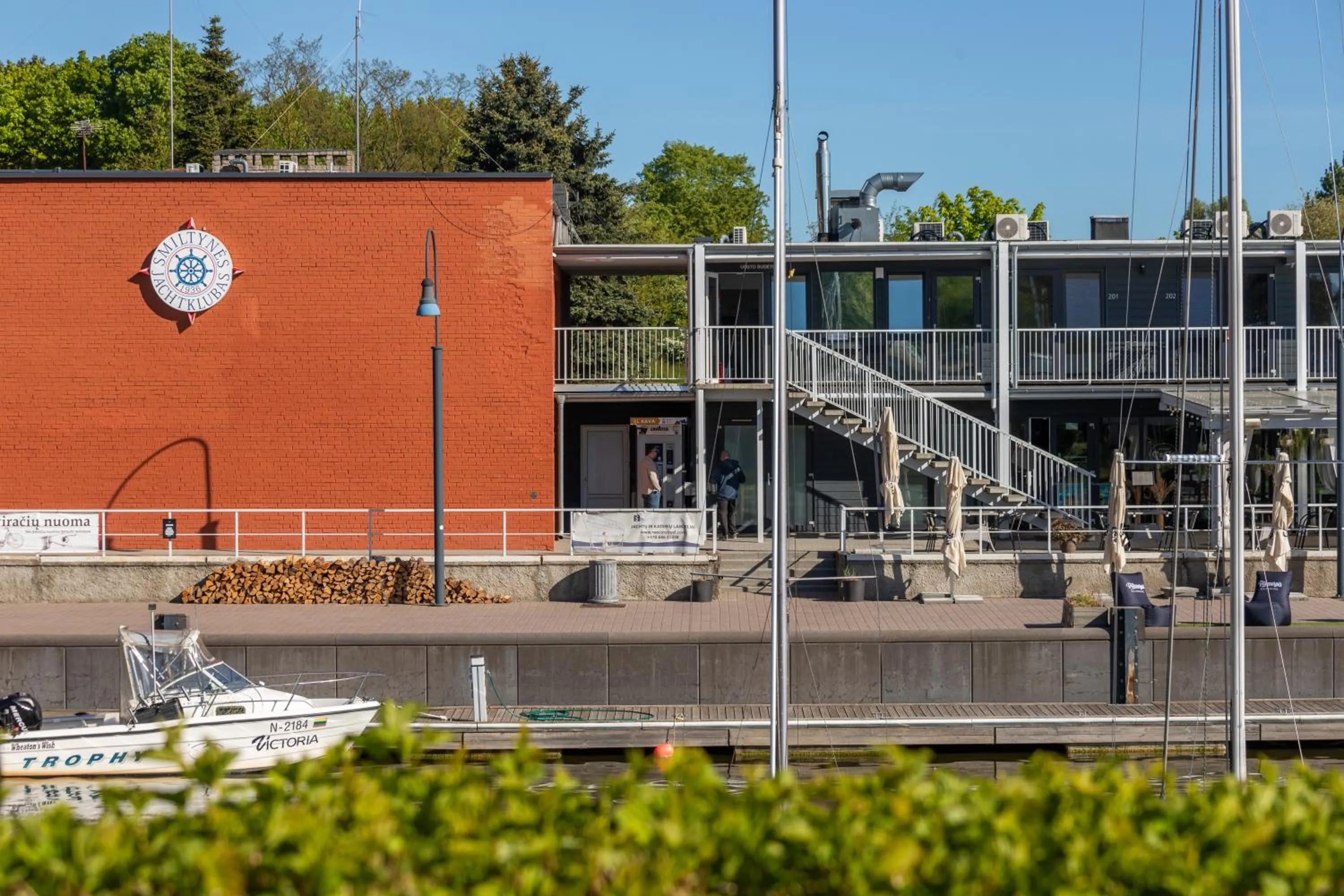 Property building in Smiltynės Jachtklubas