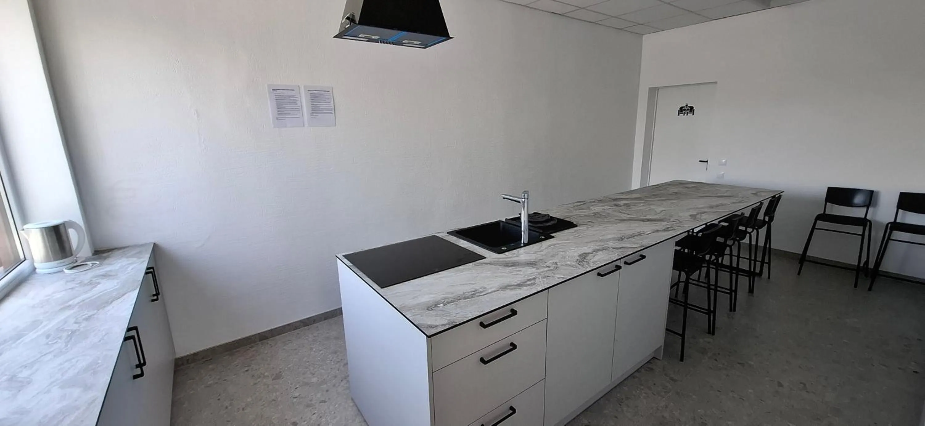 Kitchen or kitchenette in Smiltynės Jachtklubas