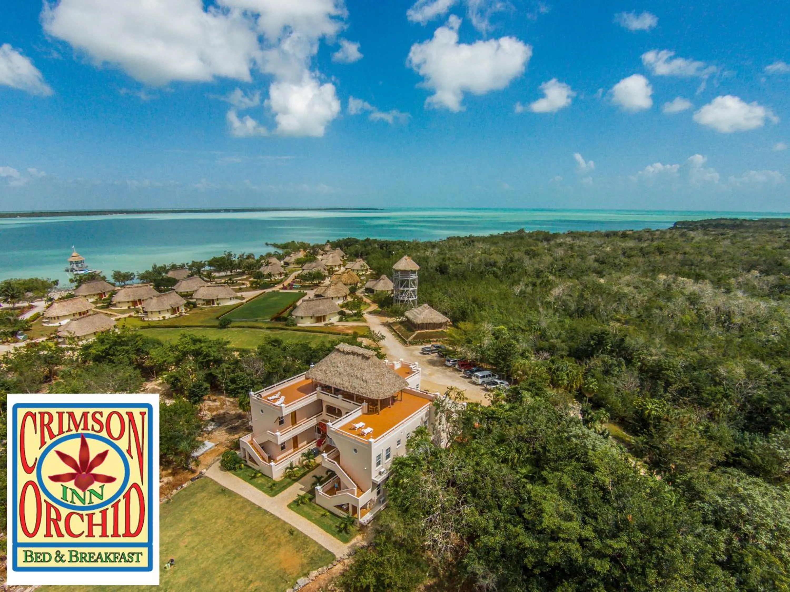 Bird's eye view in The Crimson Orchid Inn at Orchid Bay