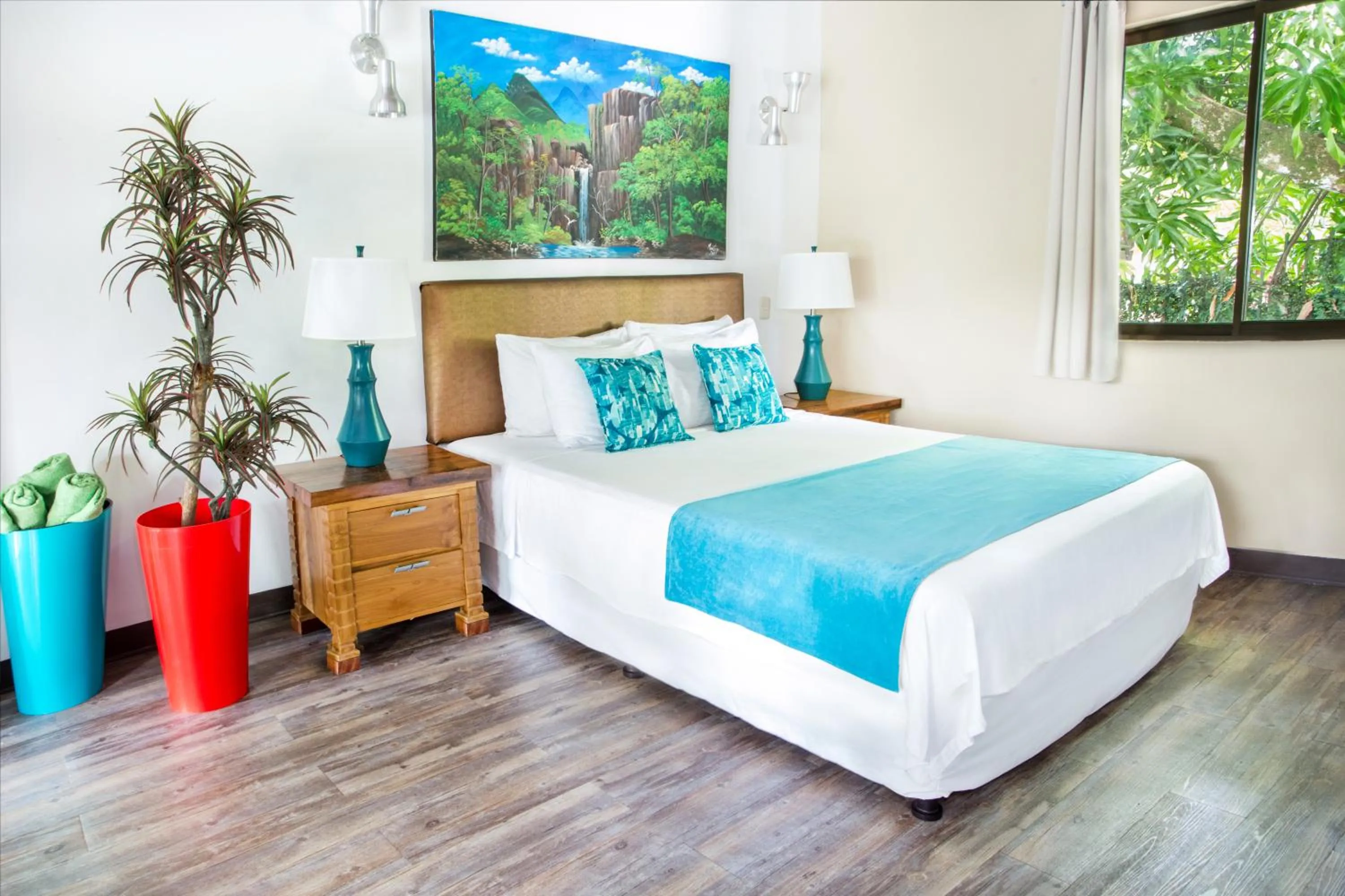 Bed in Tico Tico Villas - Adult Only