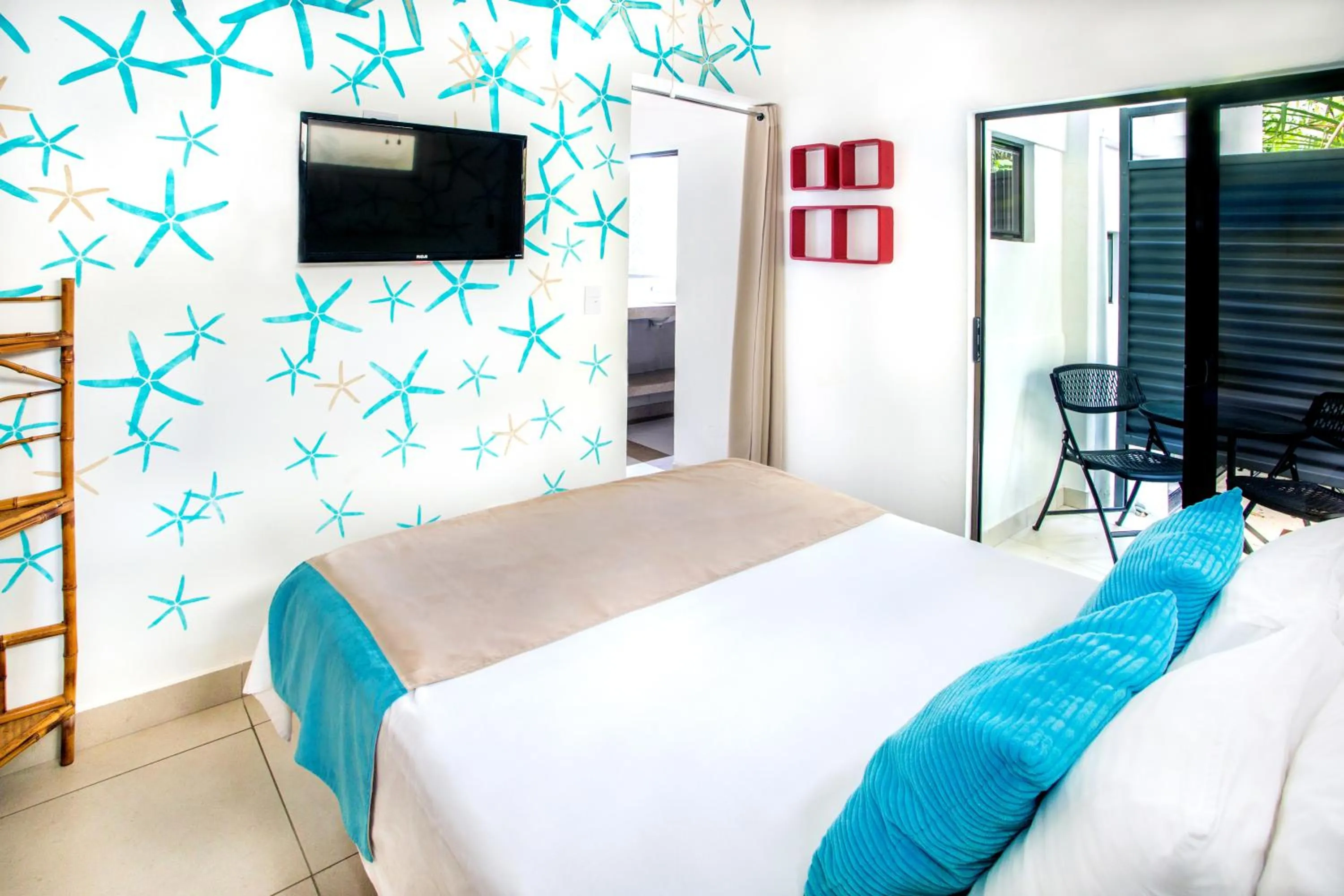 Bed in Tico Tico Villas - Adult Only