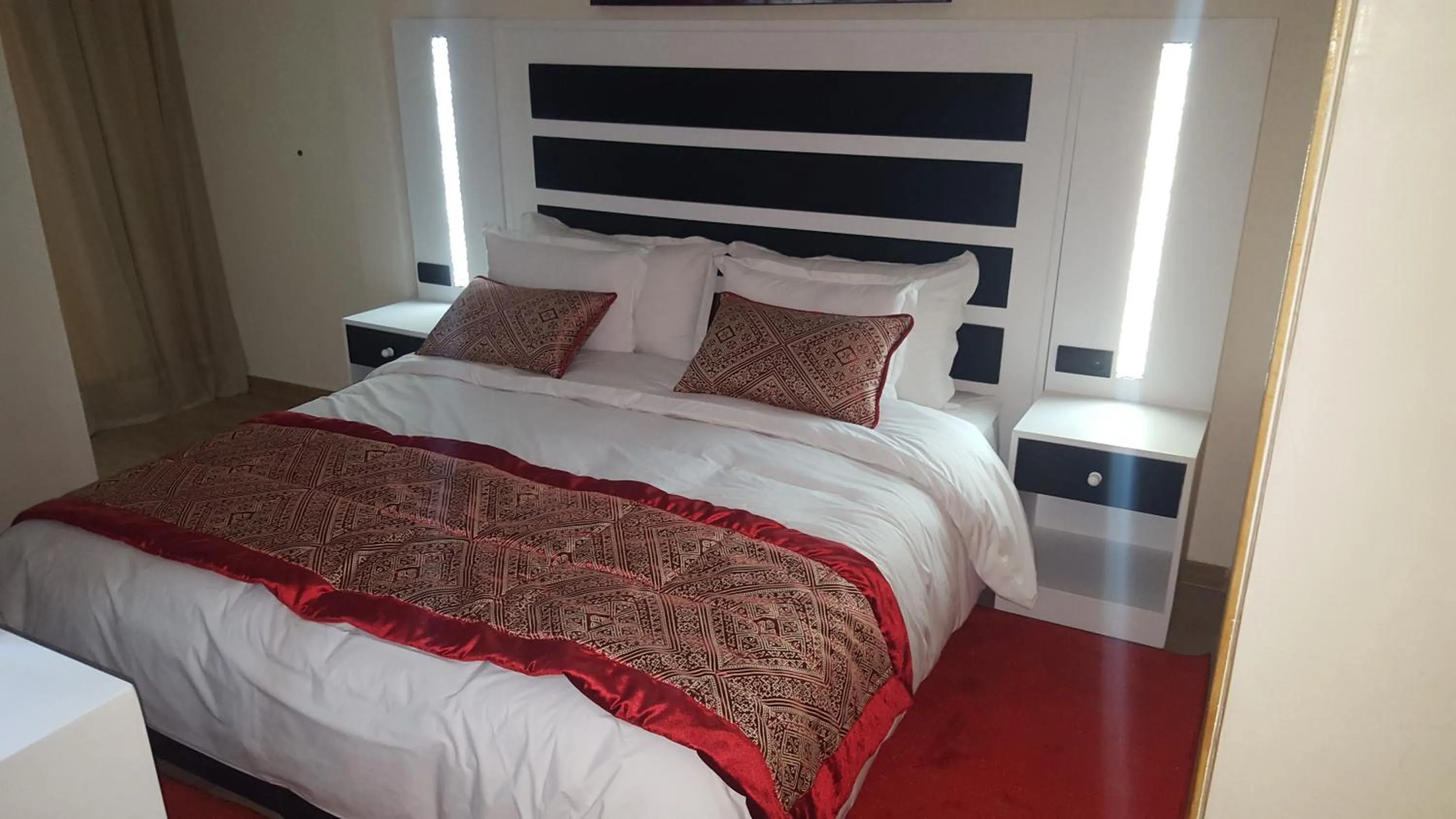 Bedroom, Bed in Rofaida Appart'Hotel