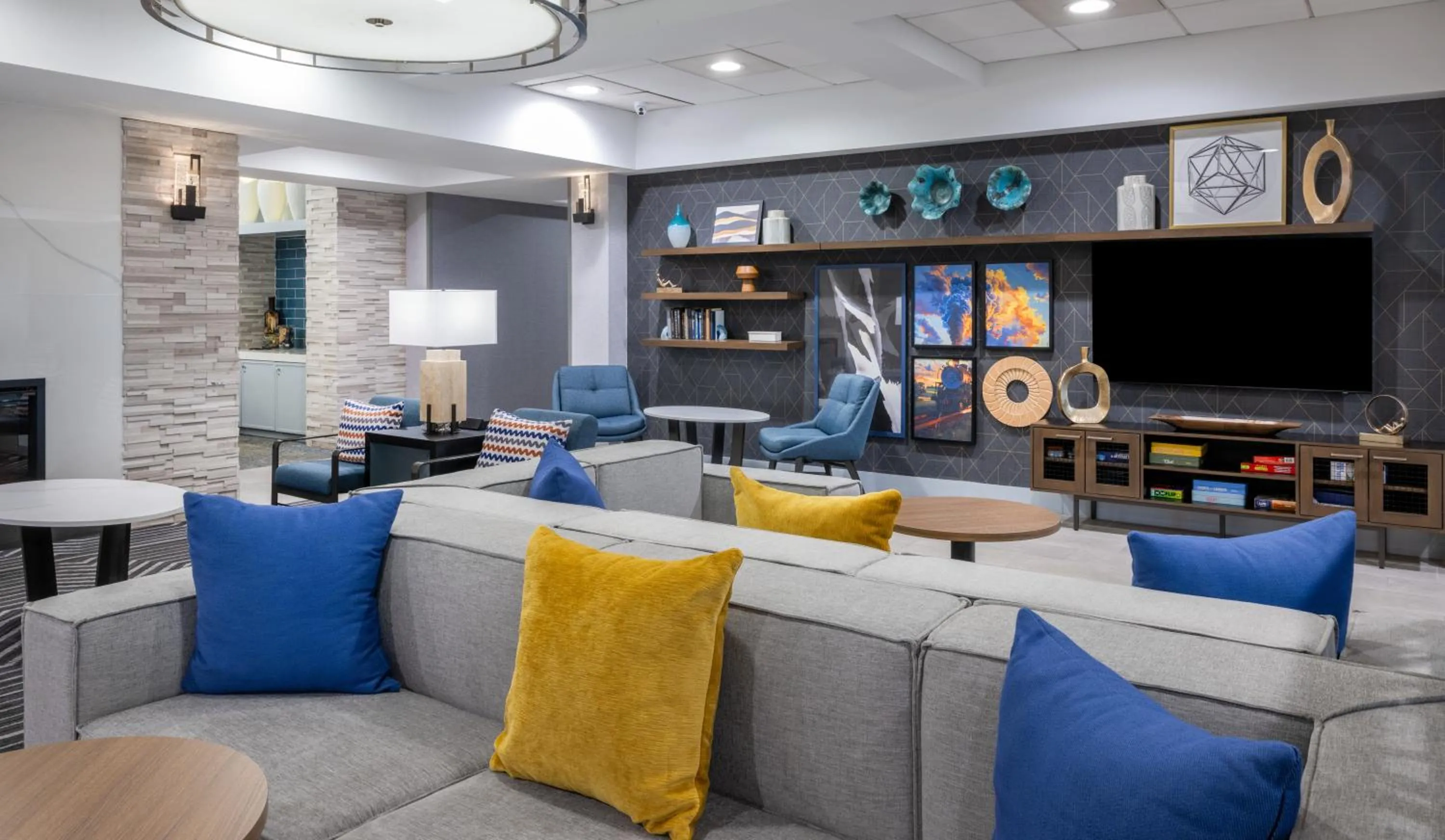 Lobby or reception in Homewood Suites by Hilton Pittsburgh-Southpointe