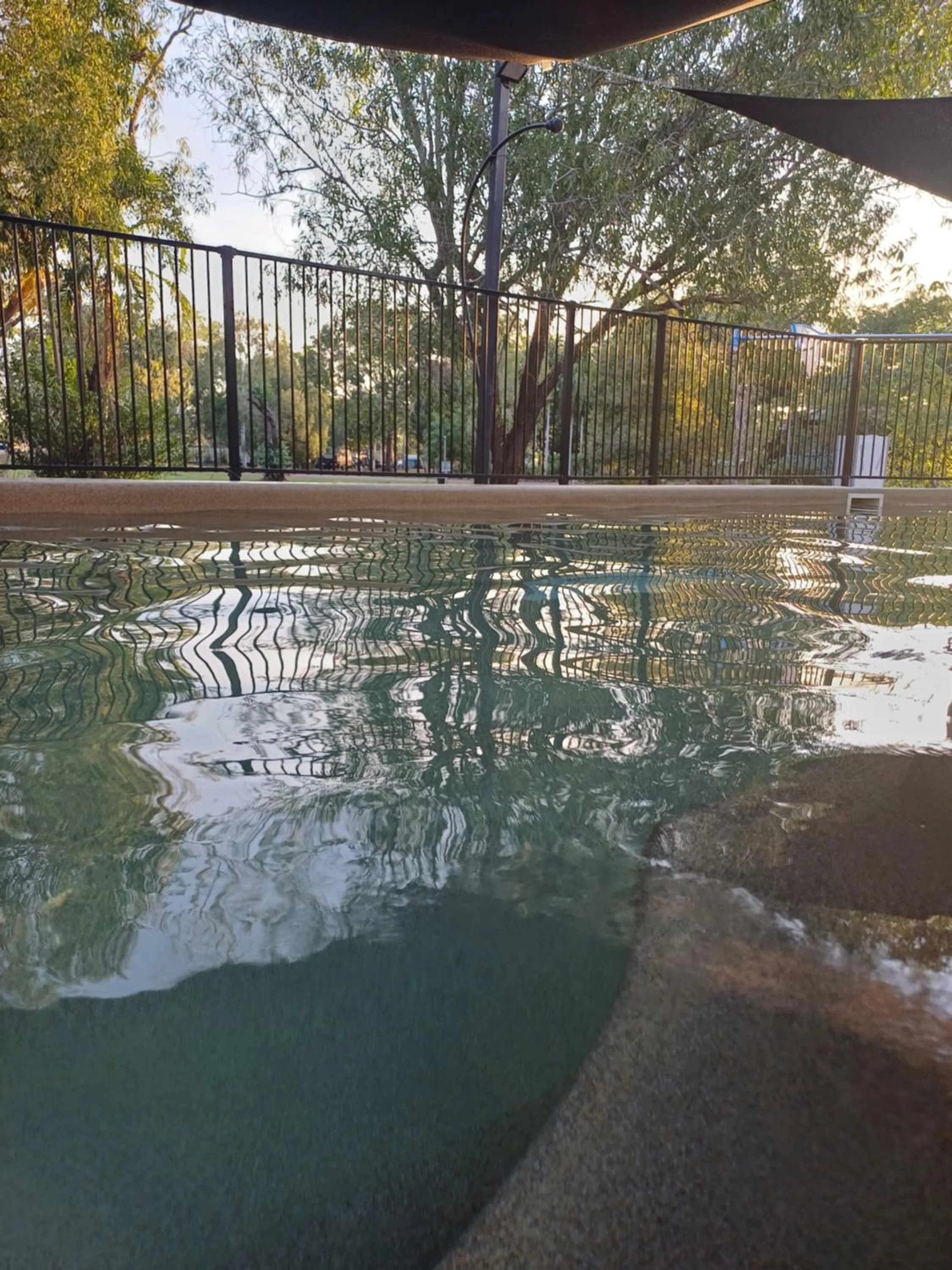 Swimming pool in AAOK Lakes Resort and Caravan Park
