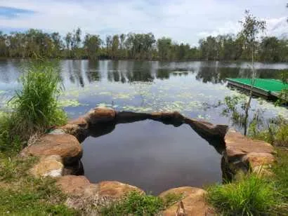 Natural landscape in AAOK Lakes Resort and Caravan Park
