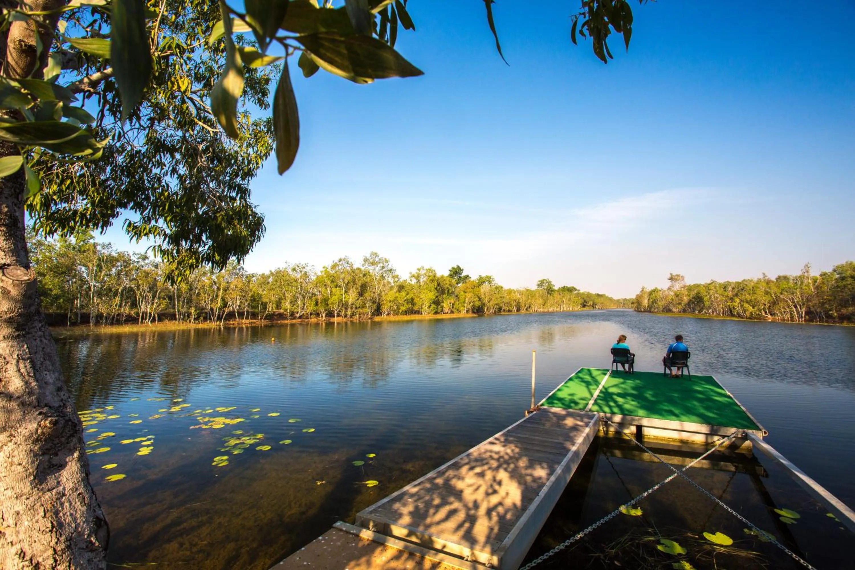 Lake view in AAOK Lakes Resort and Caravan Park