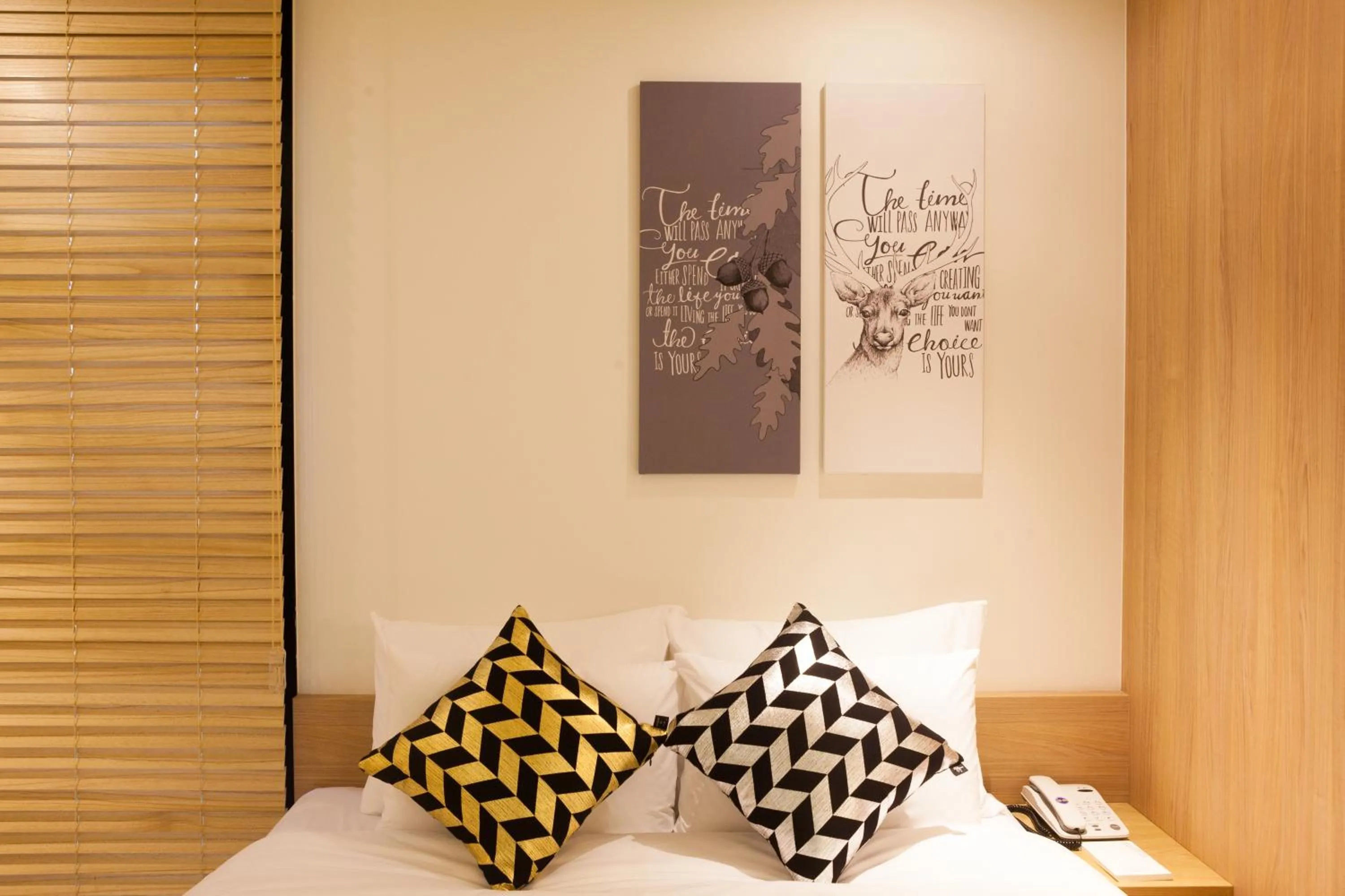 Decorative detail, Bed in Hotel Sienna