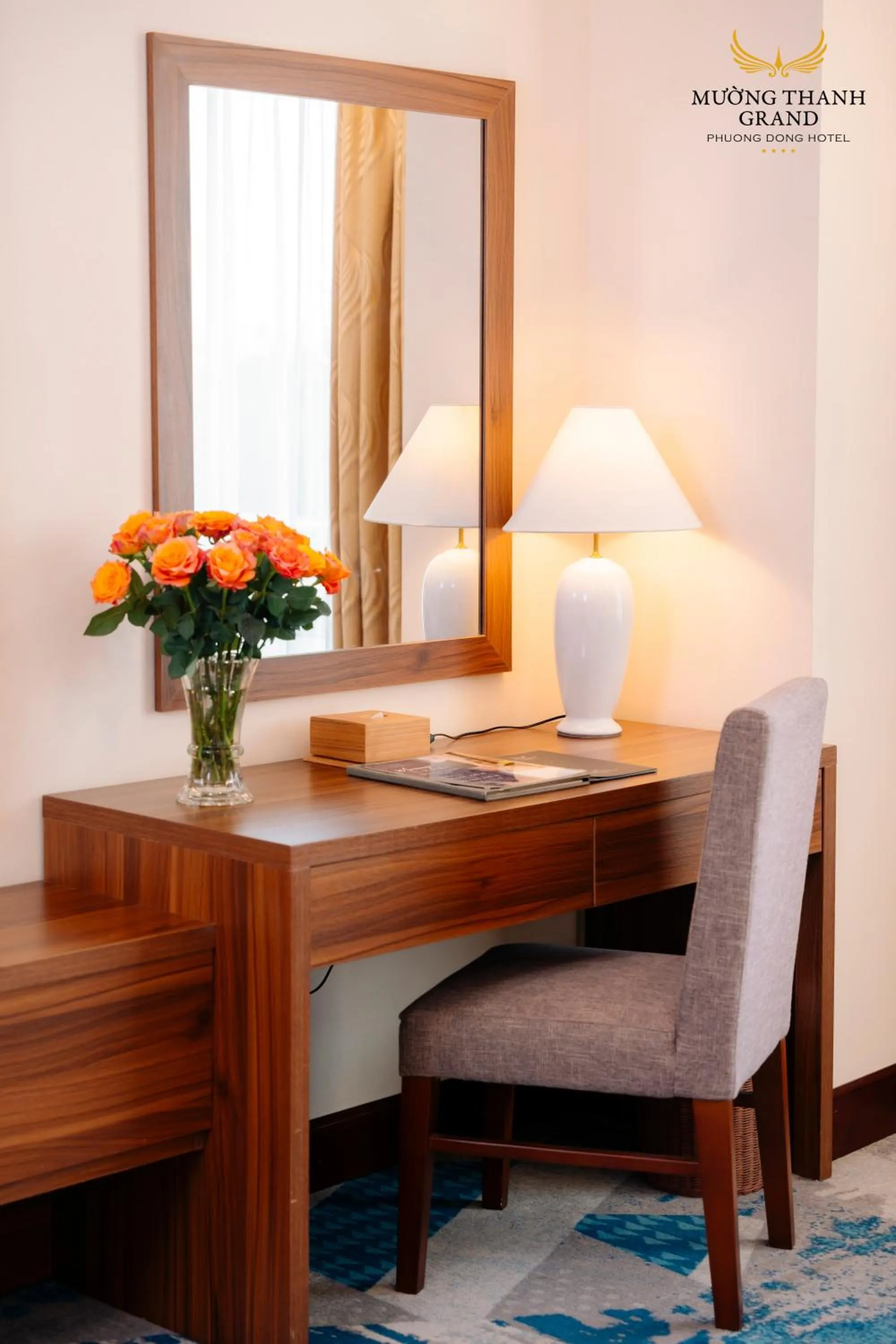 Seating area in Muong Thanh Grand Phuong Dong