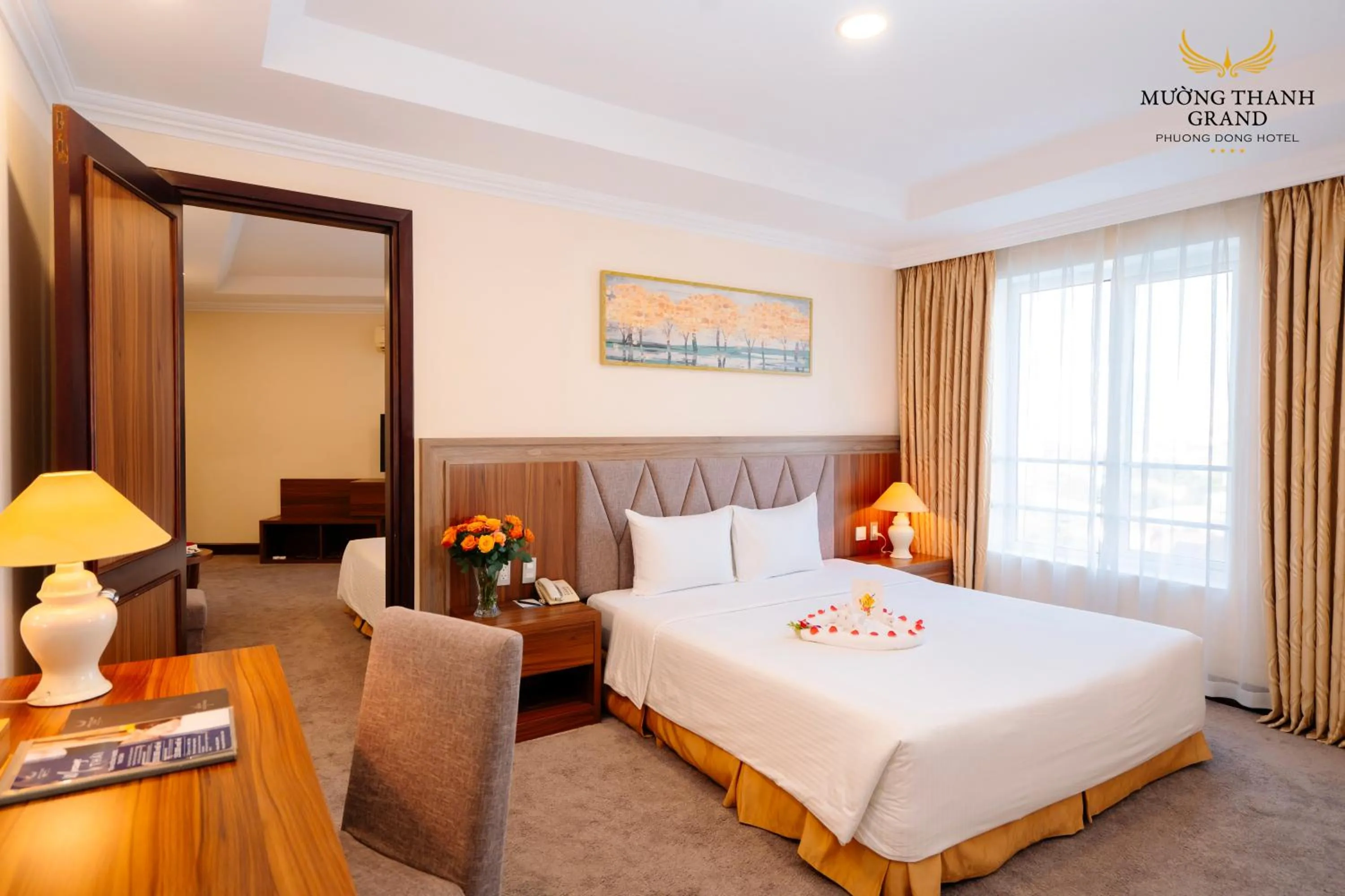 Bedroom, Bed in Muong Thanh Grand Phuong Dong