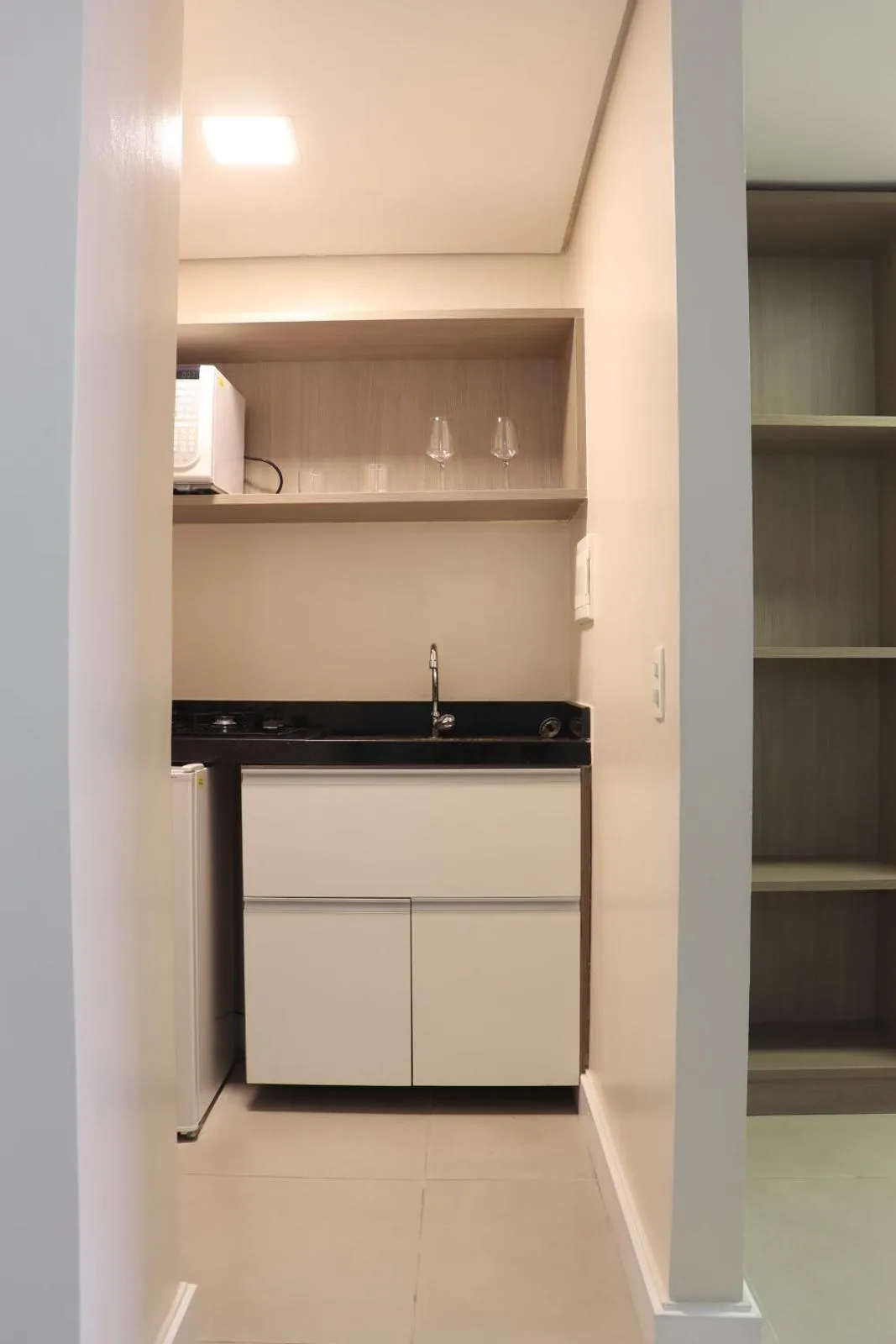 kitchen in Hotel Adrianópolis All Suites