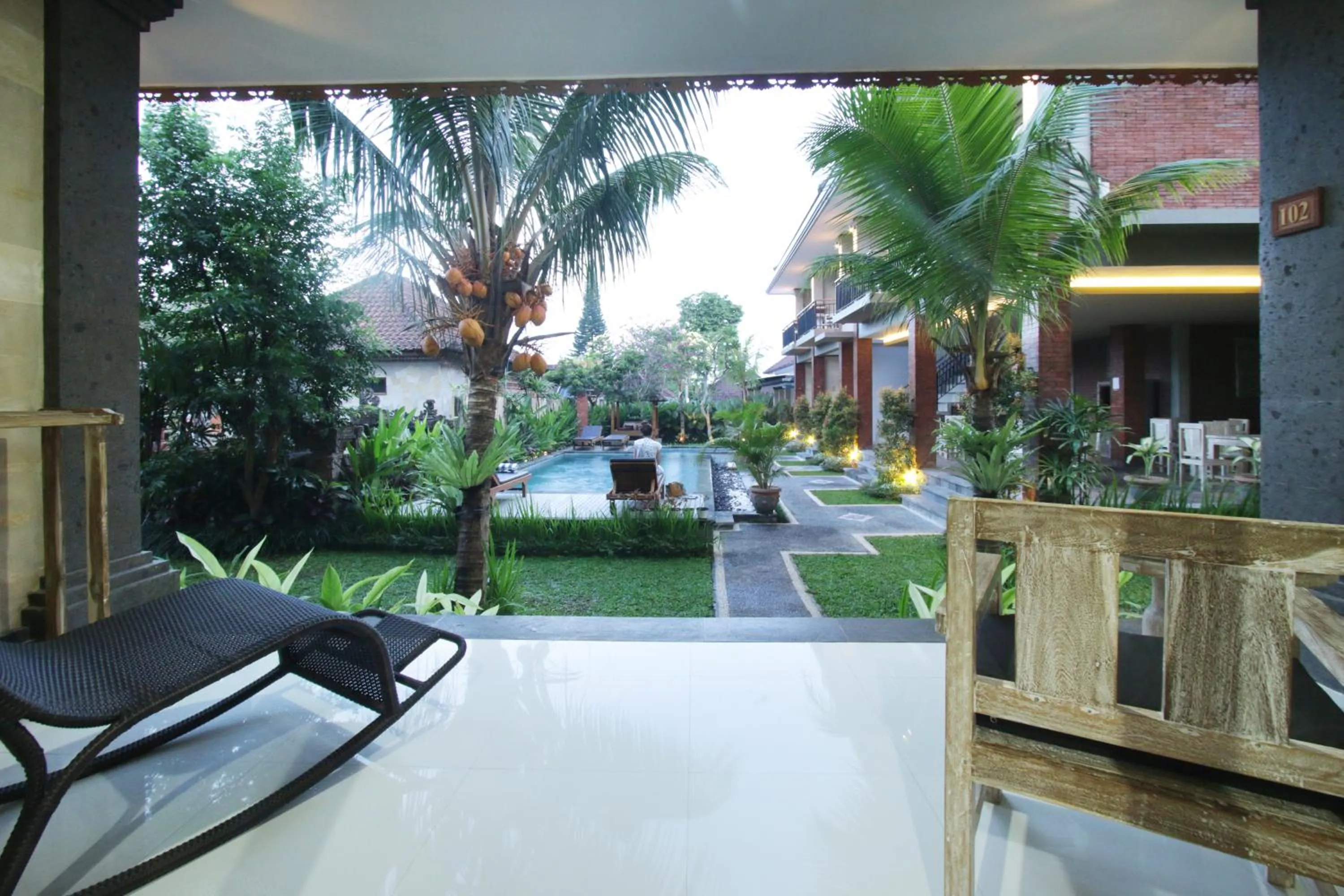 Garden view in Batu Empug Ubud by Mahaputra