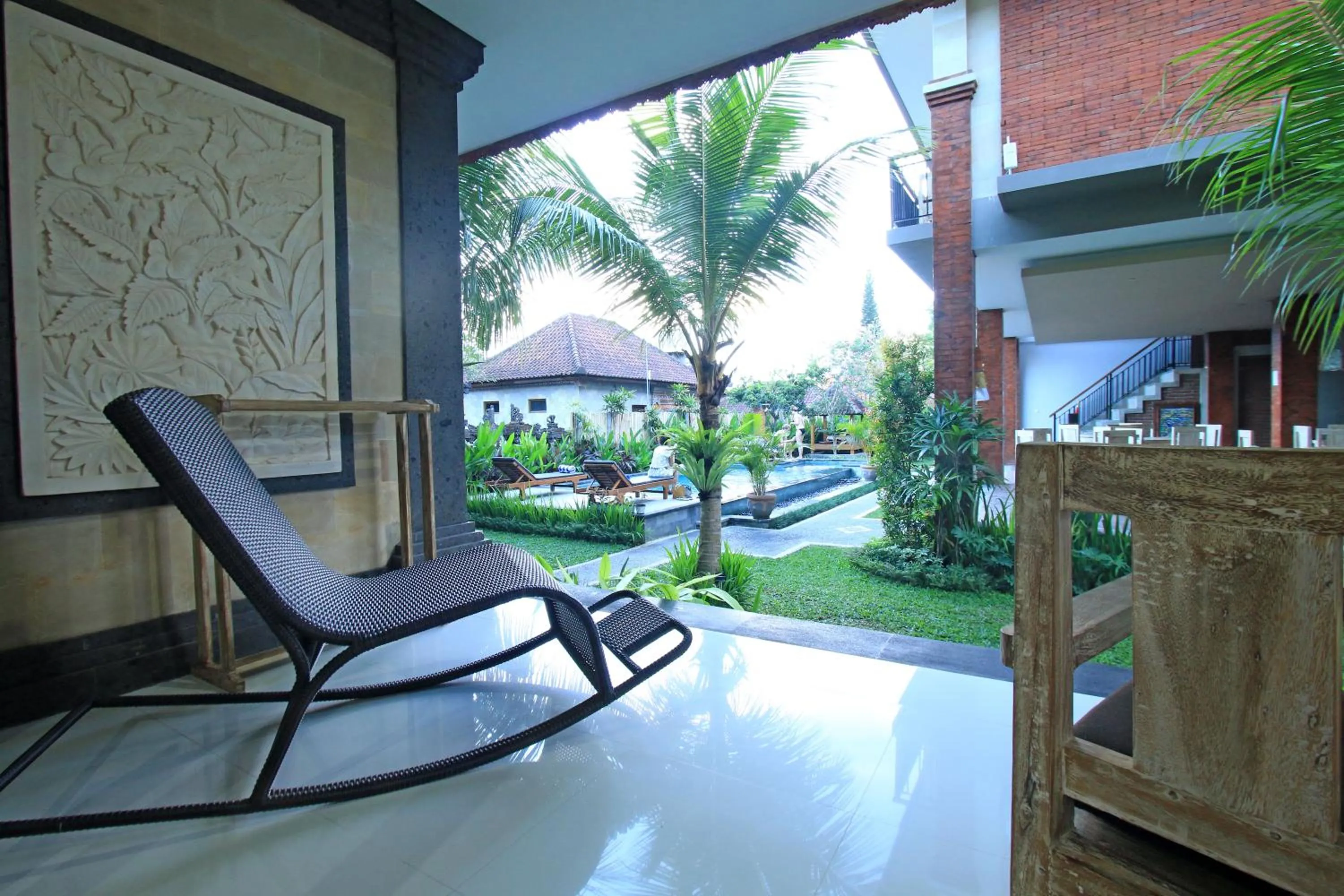 Balcony/Terrace in Batu Empug Ubud by Mahaputra