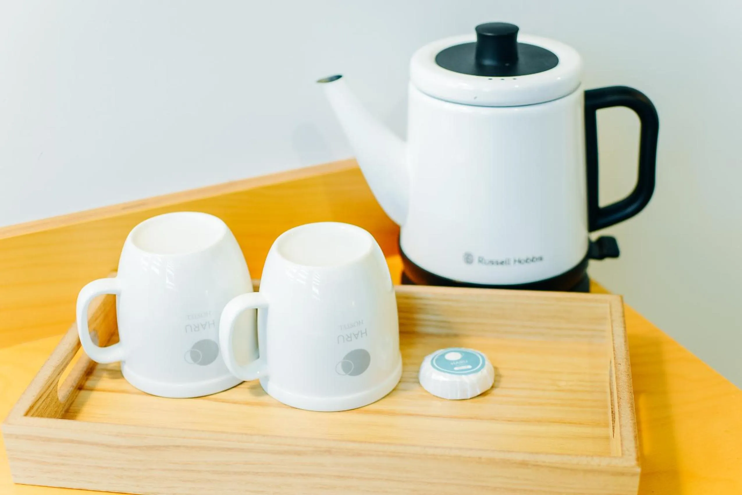 Coffee/tea facilities in Hostel Haru