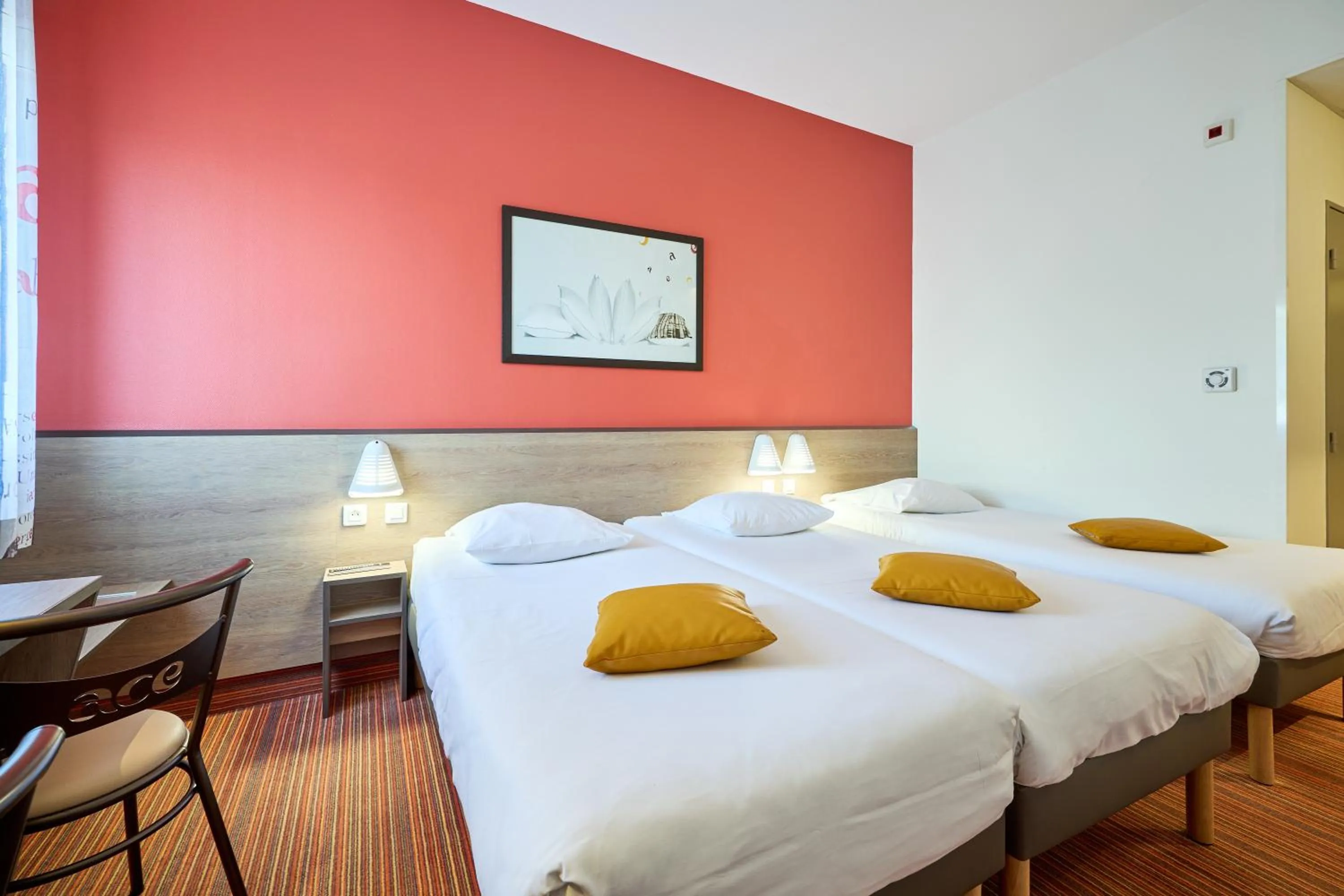 Bed in Ace Hôtel Caen Nord Mémorial