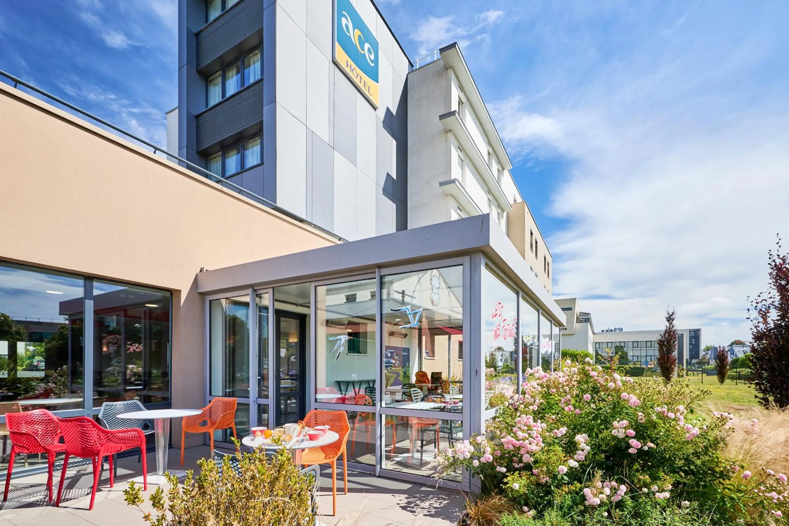 Garden in Ace Hôtel Caen Nord Mémorial