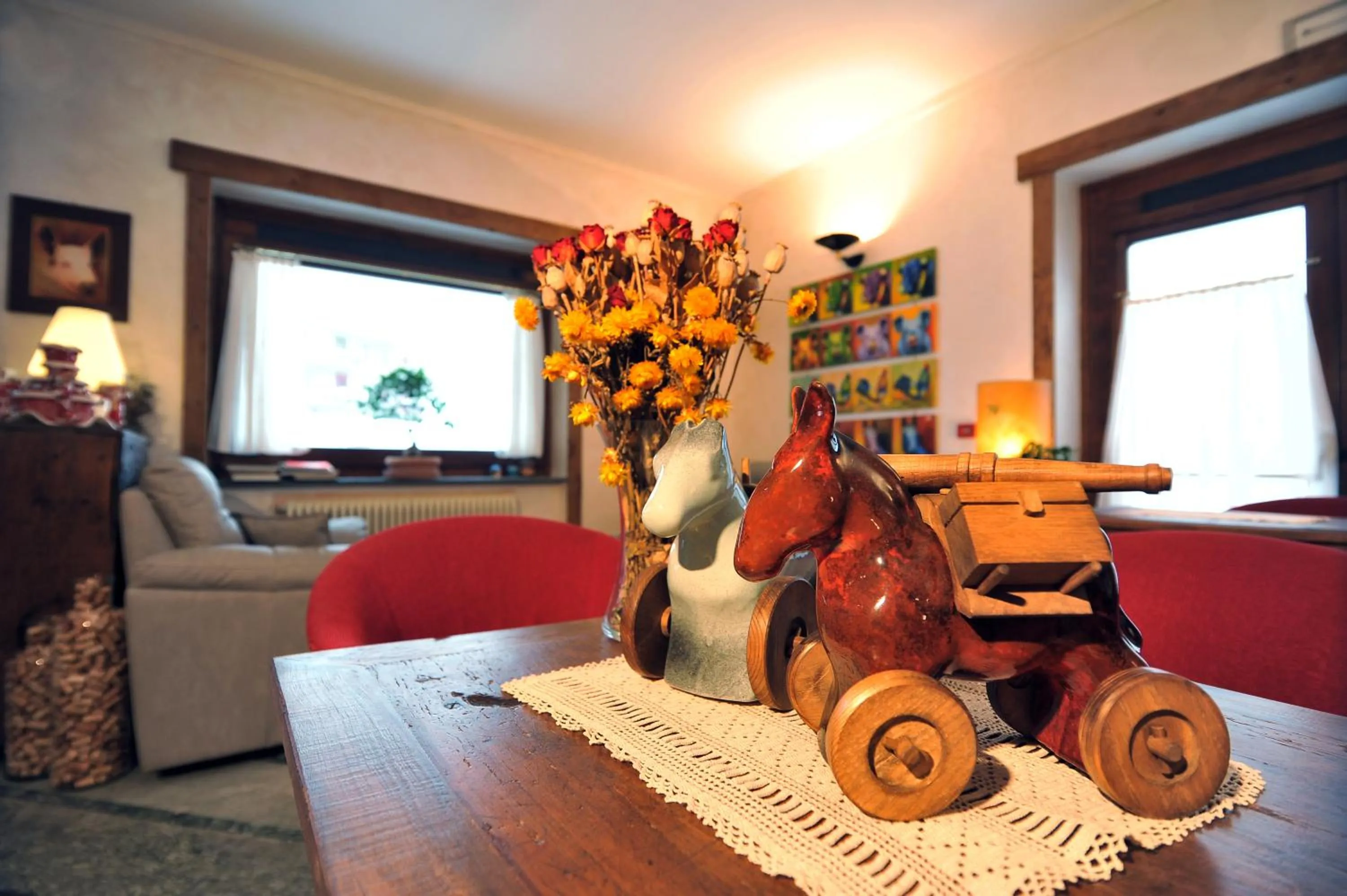 Decorative detail in Hotel & Restaurant Le Charaban