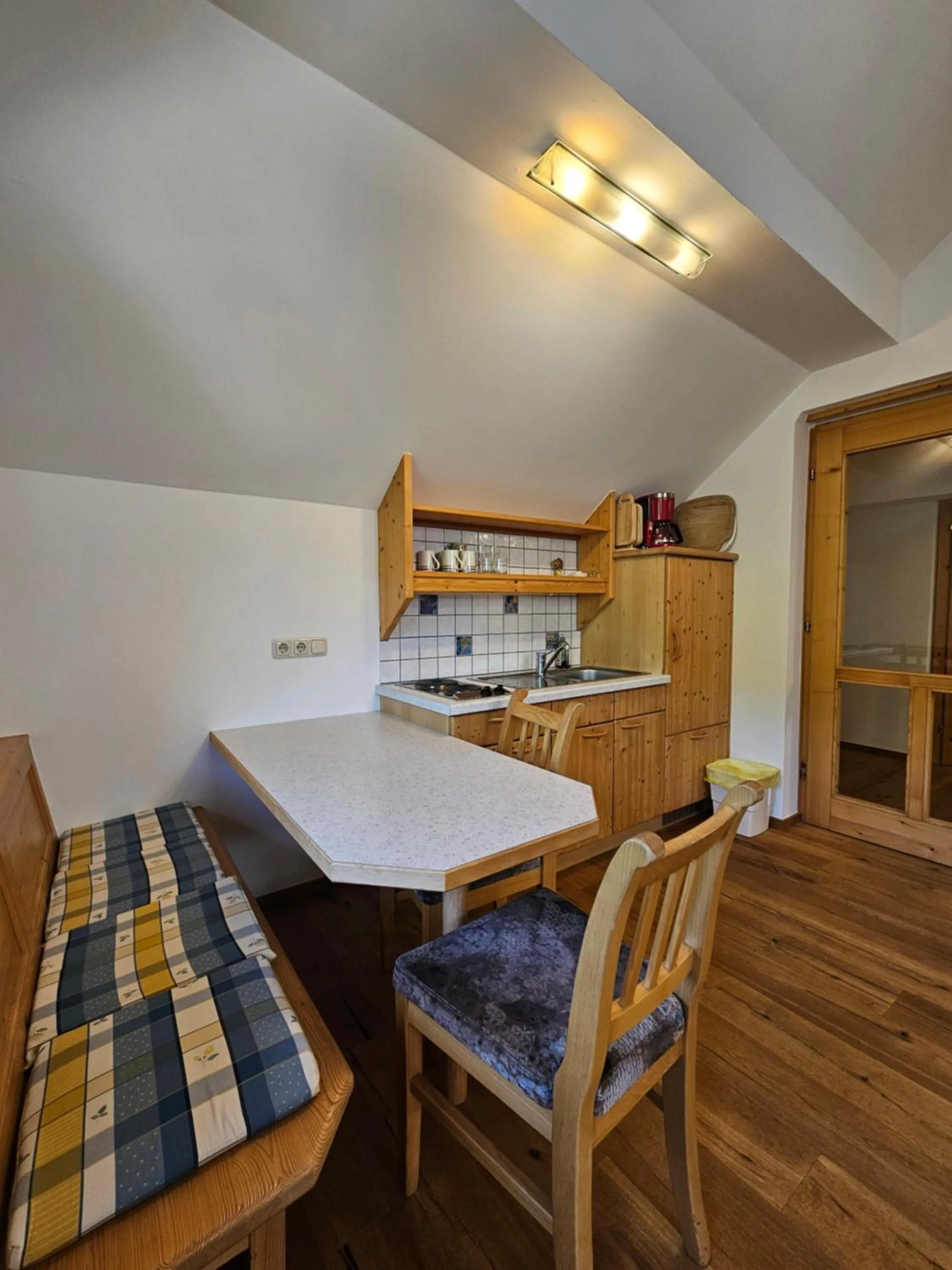 Kitchen or kitchenette in Landhotel Lacknerhof