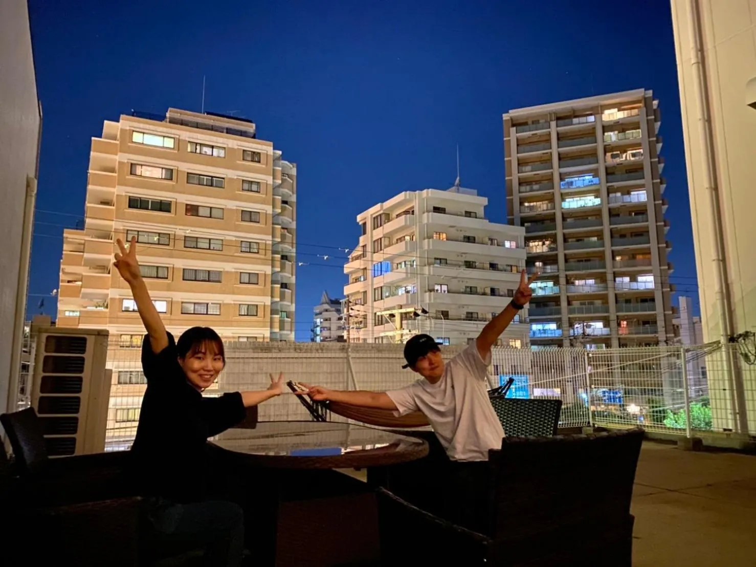 Night in Bonfire Hostel Osaka