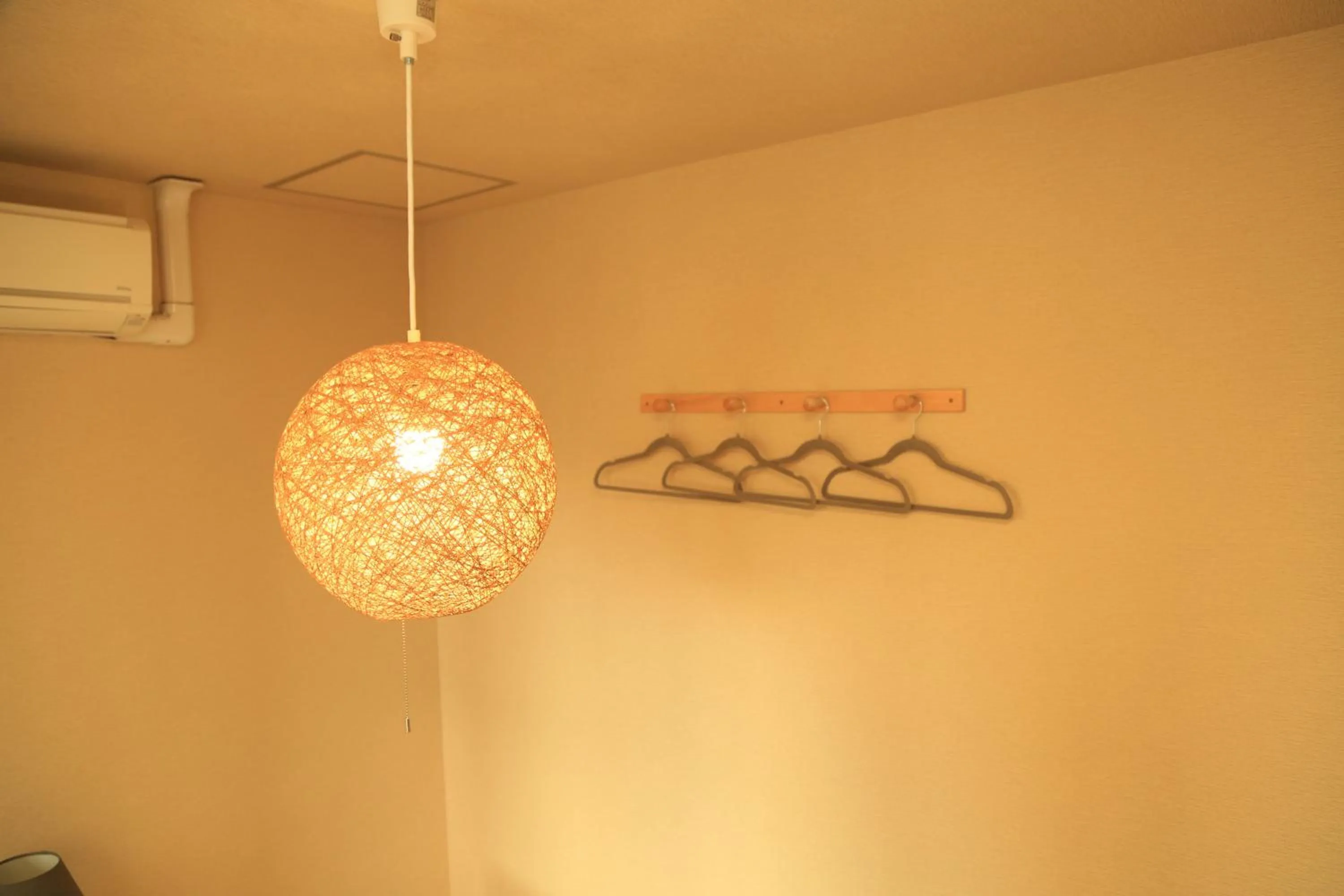 wardrobe in Bonfire Hostel Osaka