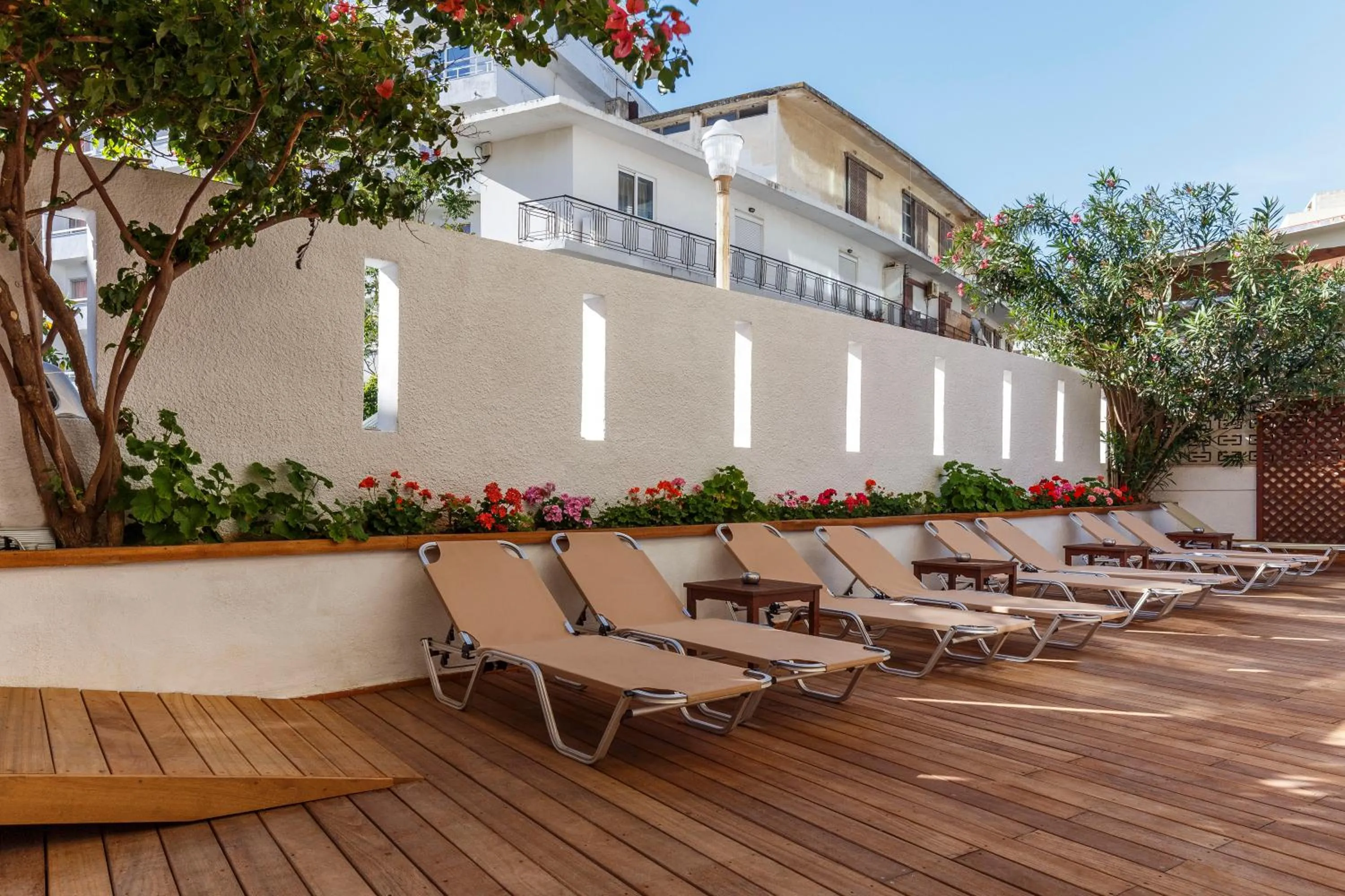 Patio in Athena Hotel
