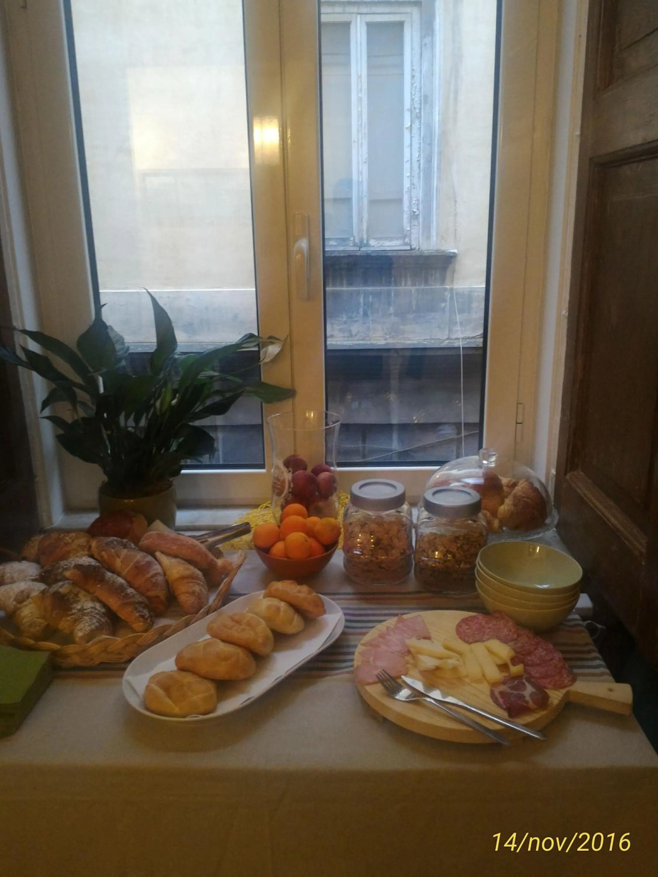 Food and drinks in B&B Il Conservatorio