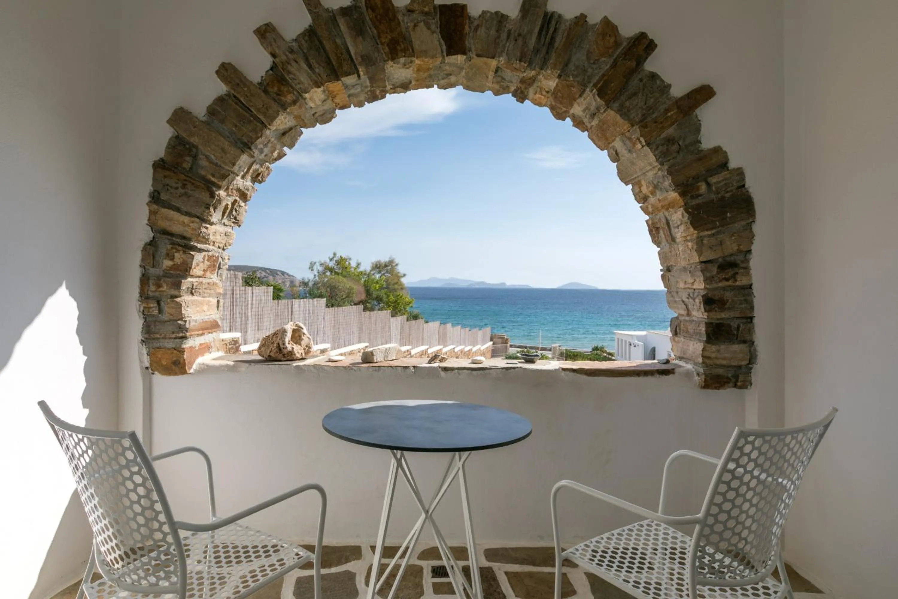 Balcony/Terrace in Ostria Inn