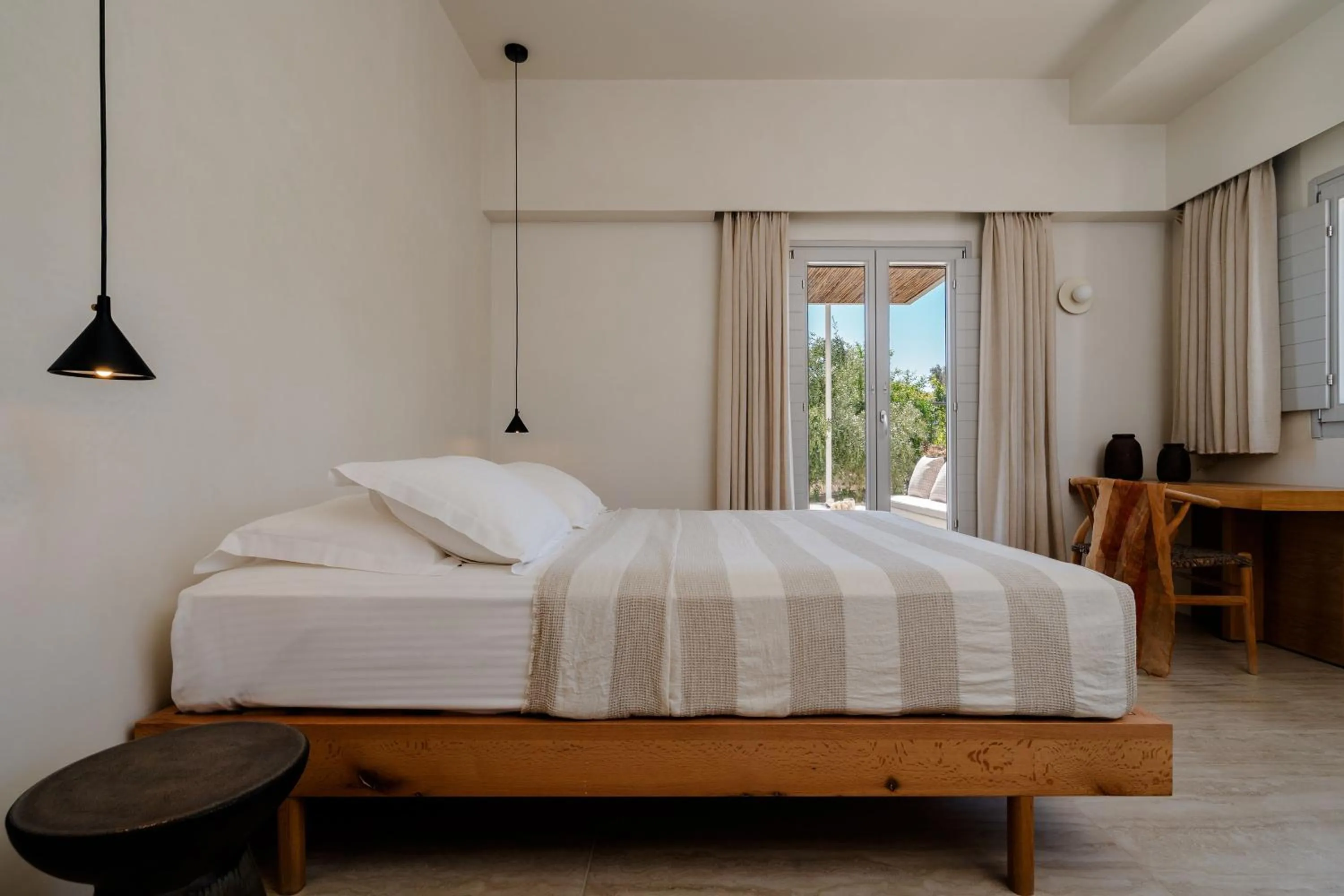 Bedroom, Bed in Ostria Inn