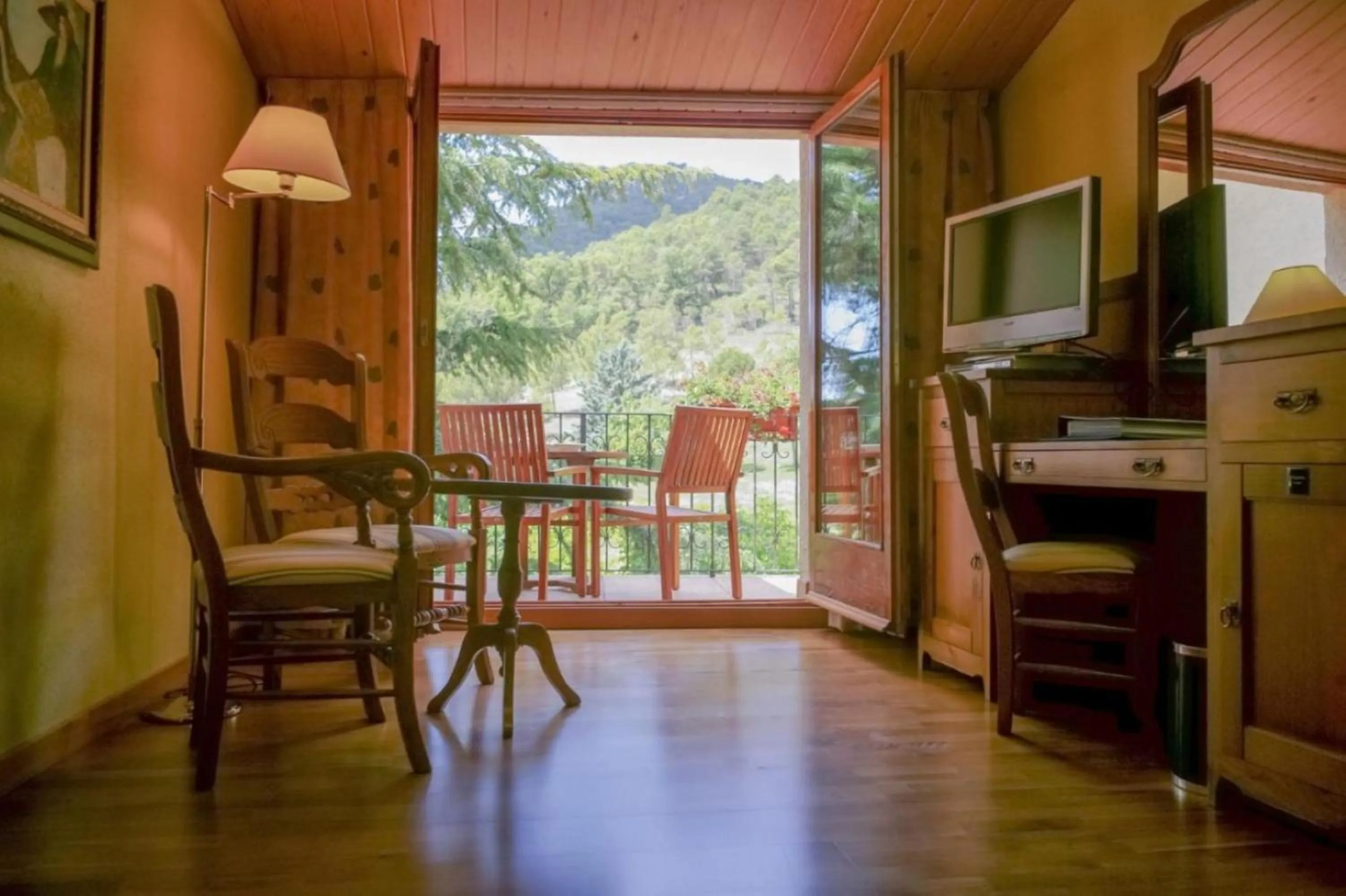 Balcony/Terrace in Hotel Can Boix de Peramola