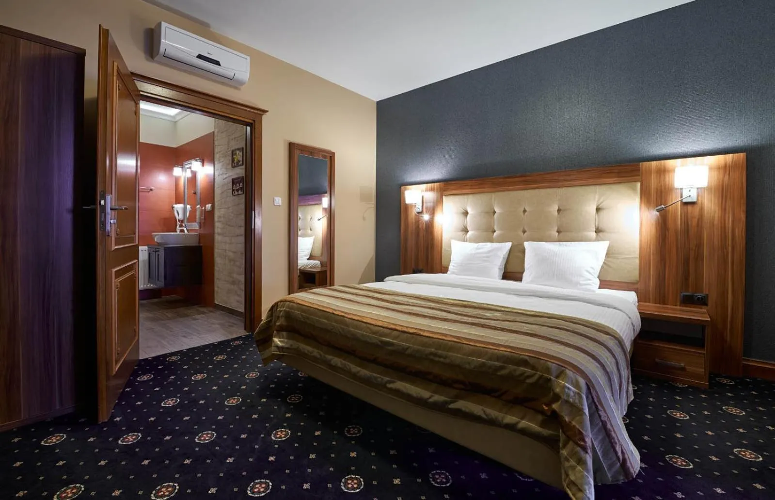 Bed in Hotel Dwór Galicja