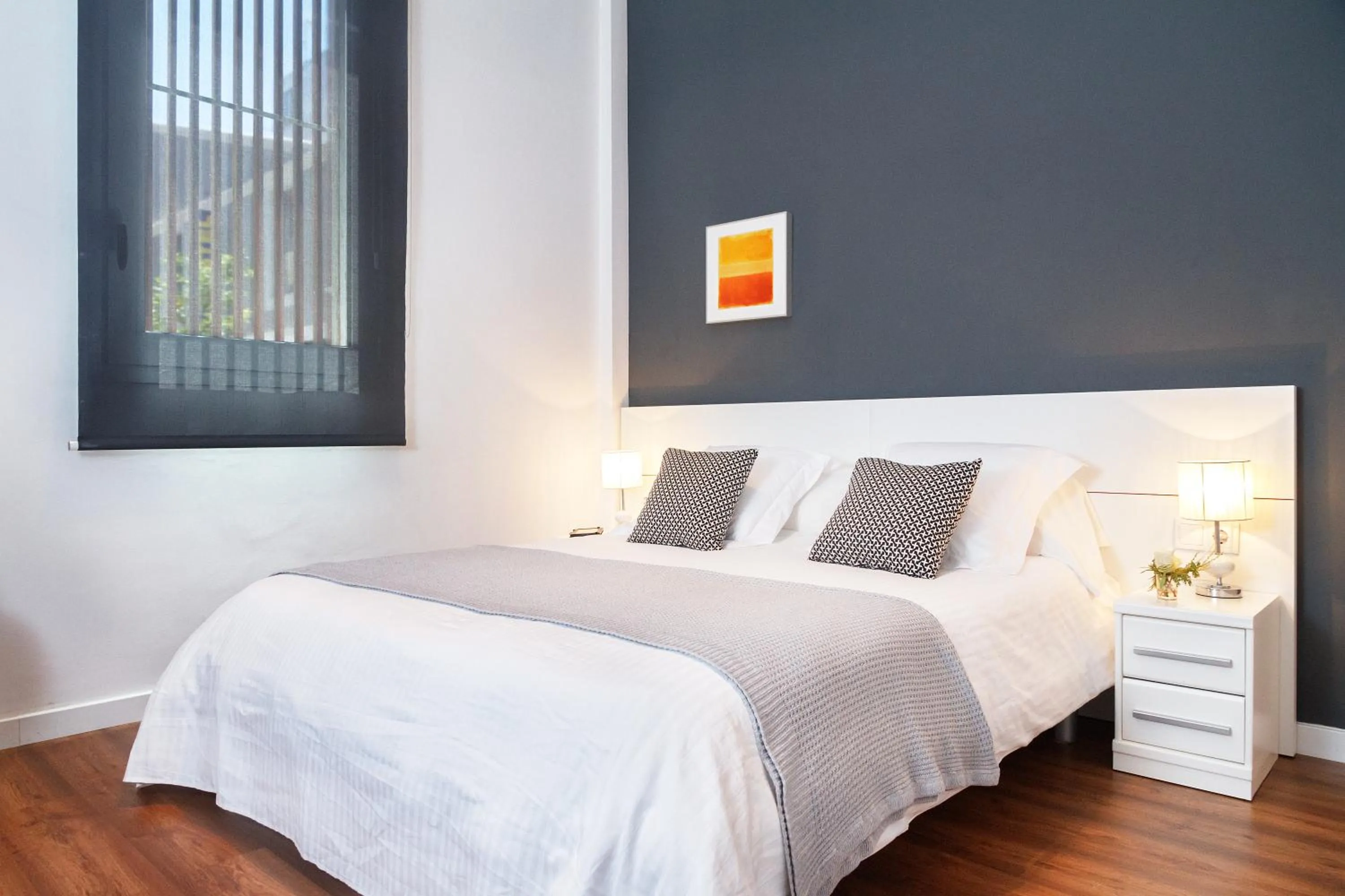 Bed in Feelathome Poblenou Beach Apartments