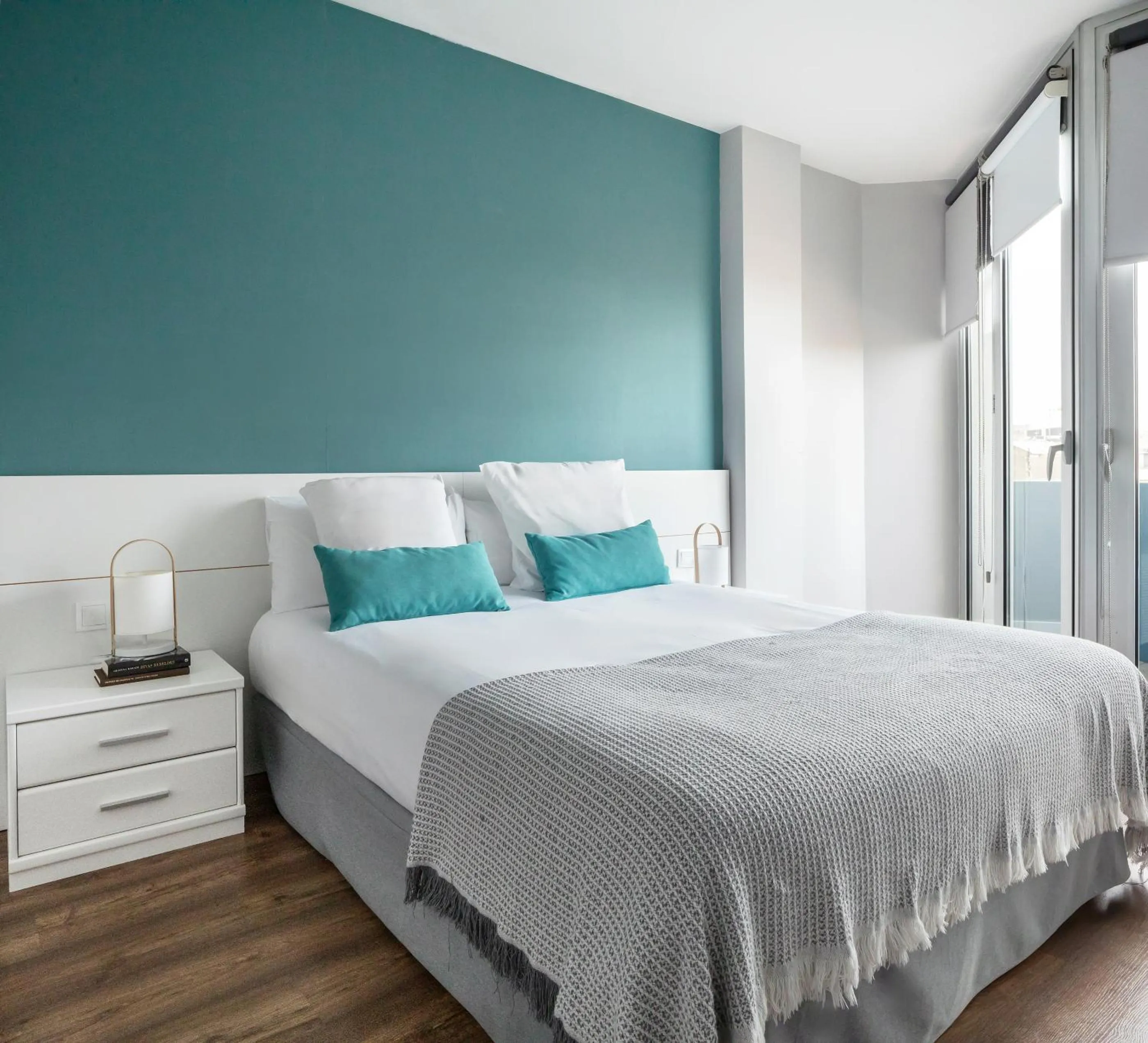 Bed in Feelathome Poblenou Beach Apartments