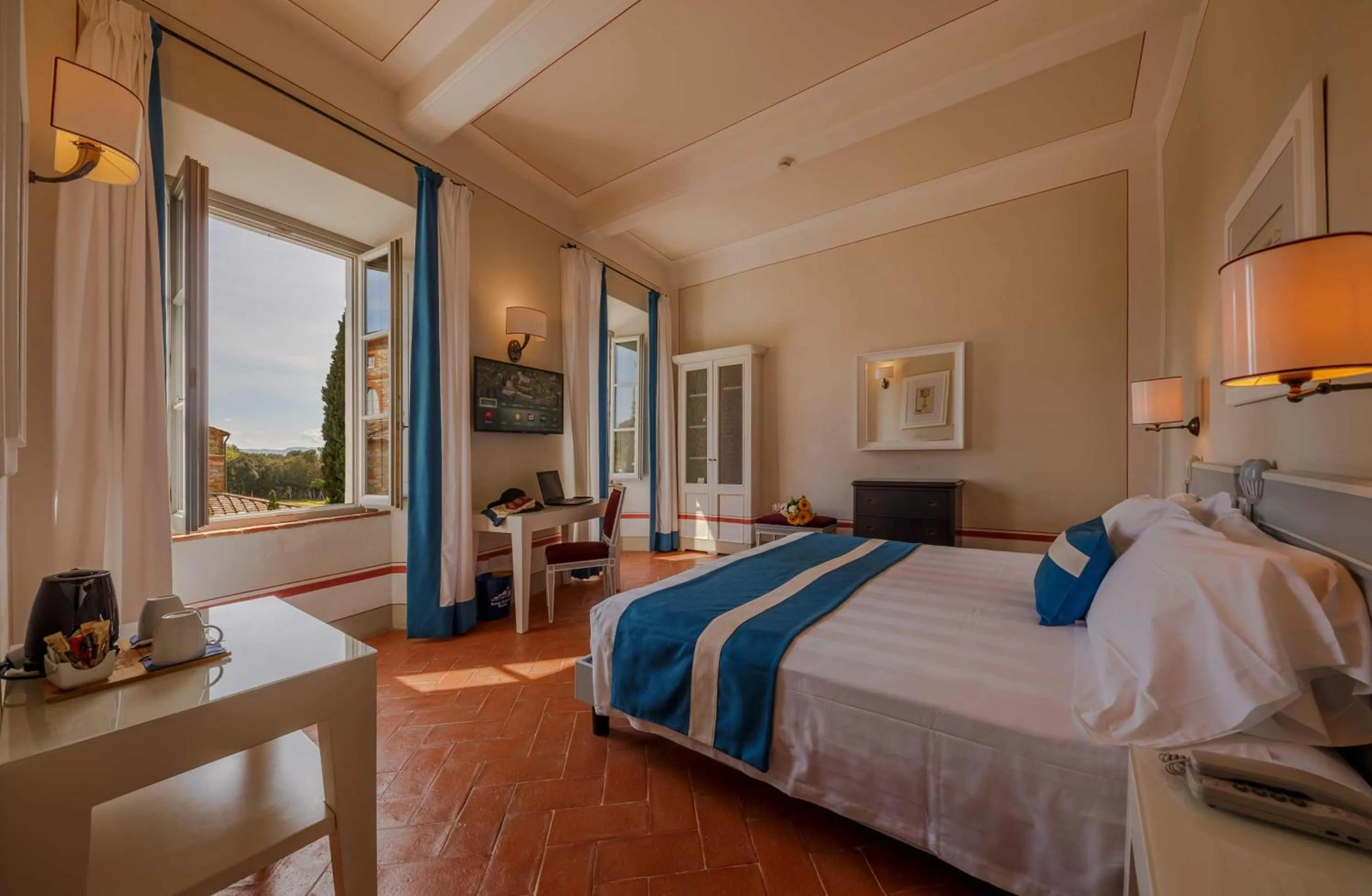 Photo of the whole room, Bed in Borgo Scopeto Wine & Country Relais